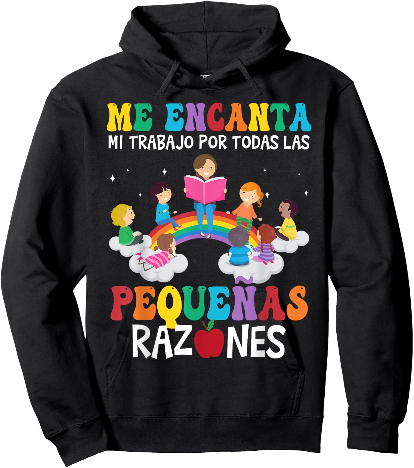 Spanish Teacher Bilingual Teacher Maestra Maestras Hoodie - Hoodie | Black