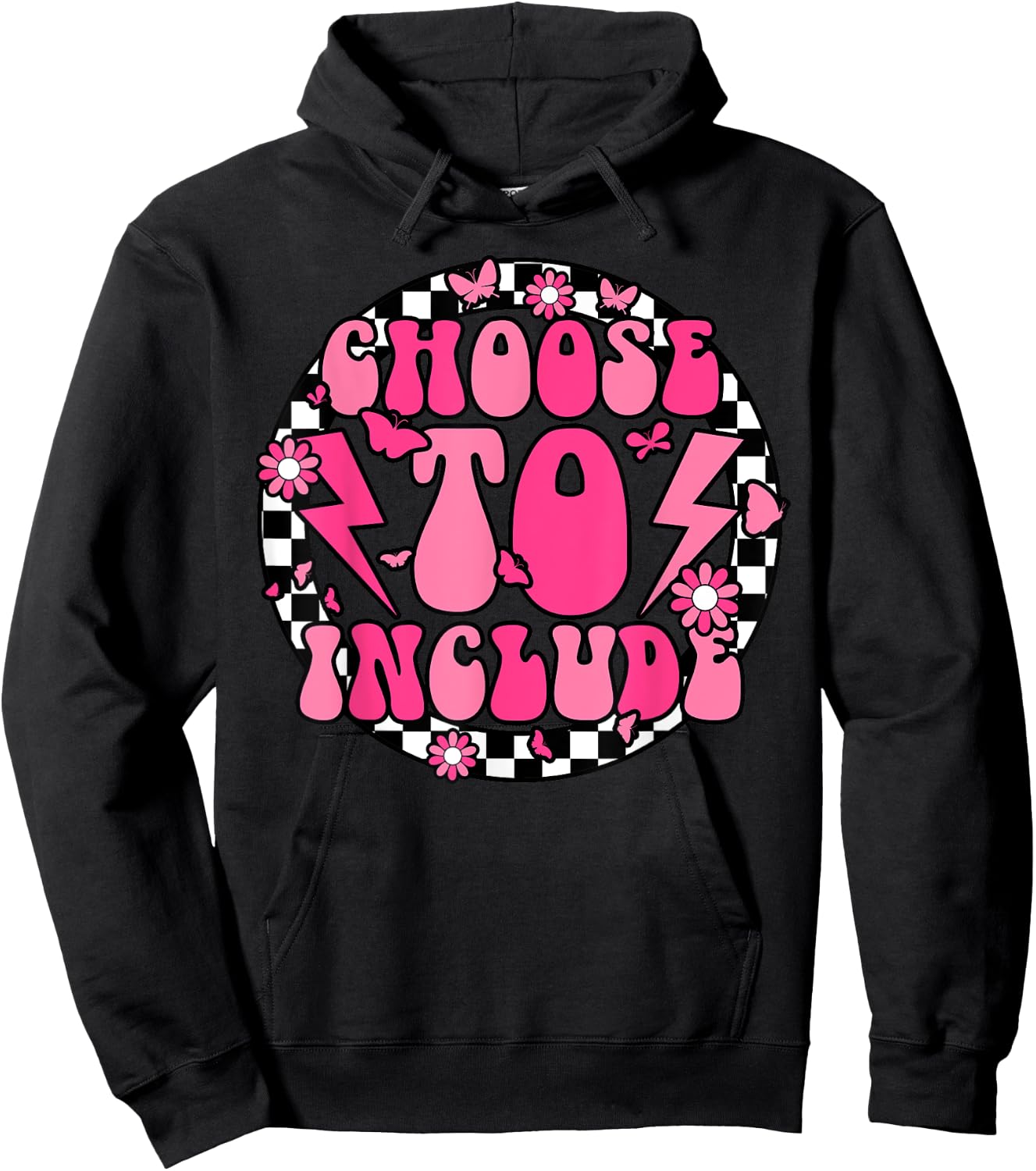 Choose To Include Special Education Teacher Autism Awareness Hoodie - Hoodie | Black