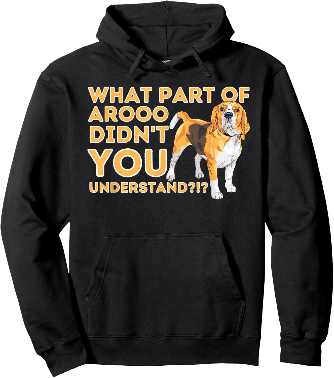 What Part Didn't You Understand - Beagle Dog Lover Pet Owner Hoodie - Hoodie | Black