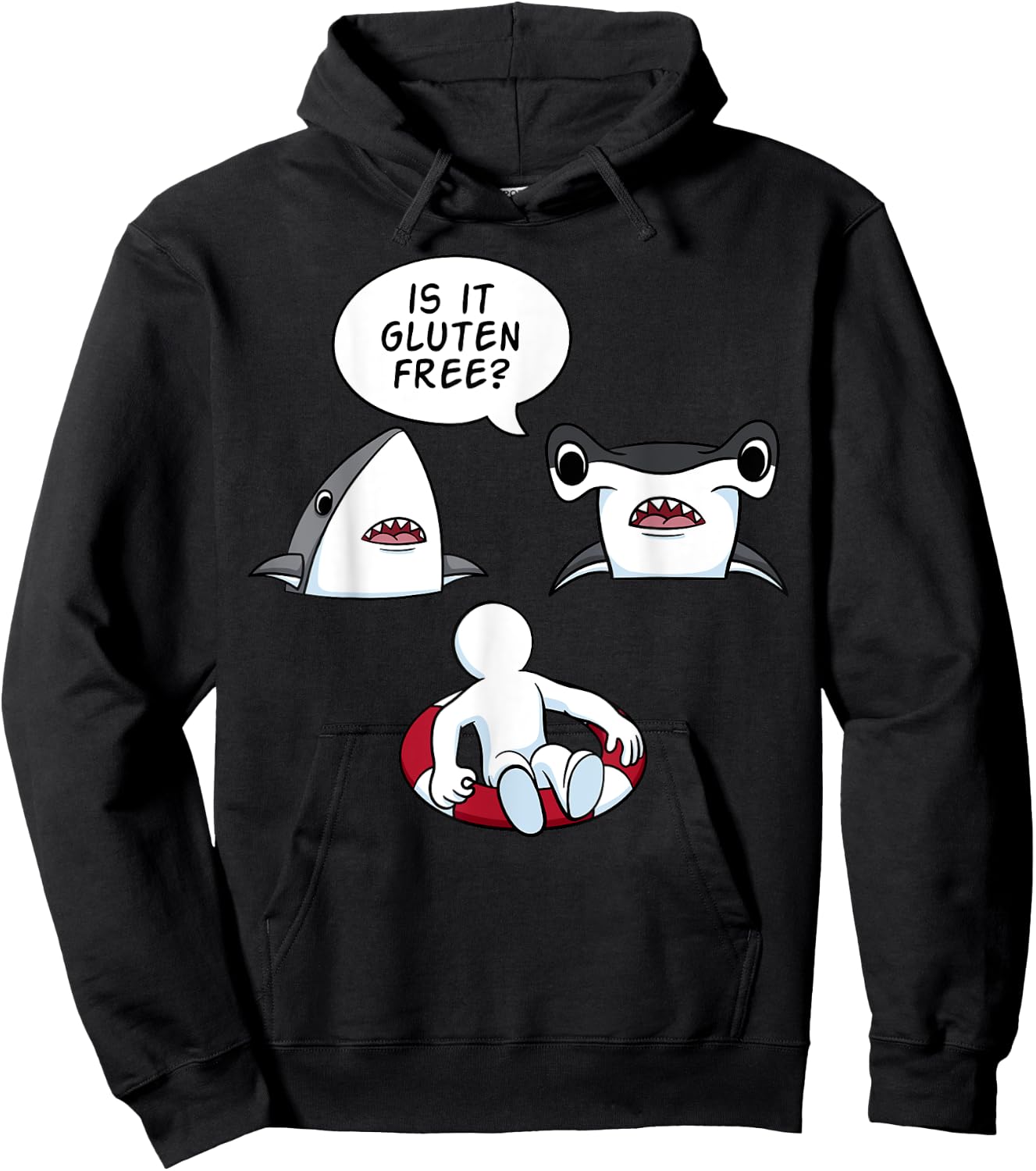 Is It Gluten Free? Celiac Disease Nutritional Plan Gift Hoodie - Hoodie | Black