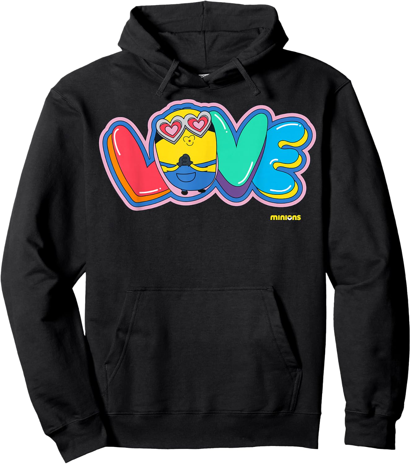 Minions Love Hoodie - Hoodie | Black
