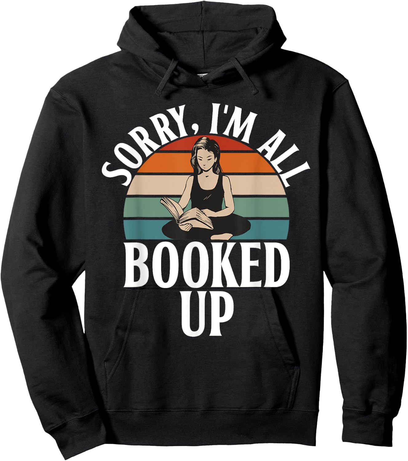 Sorry im all booked up Librarian Hoodie - Hoodie | Black