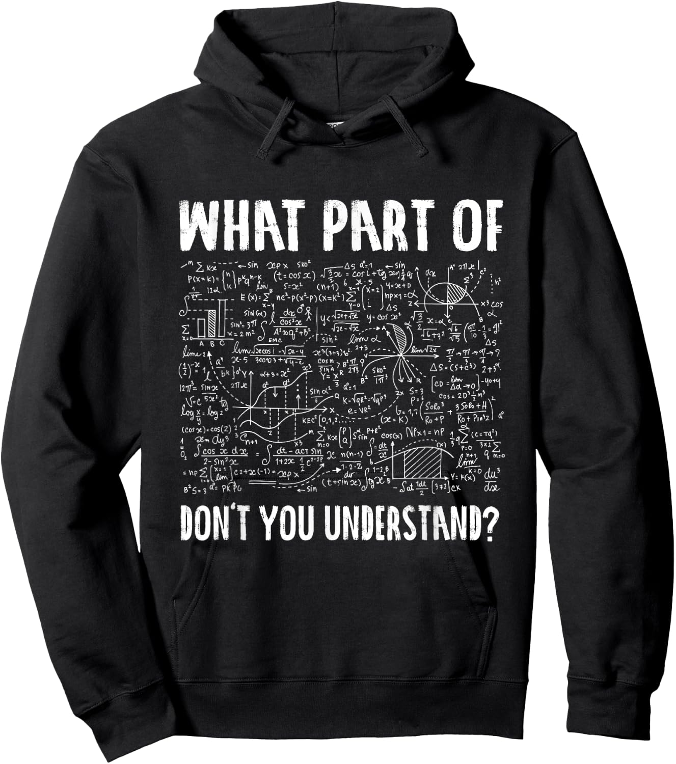 Mathematics Math Geek University Teacher Ironic Joke Small Hoodie - Hoodie | Black