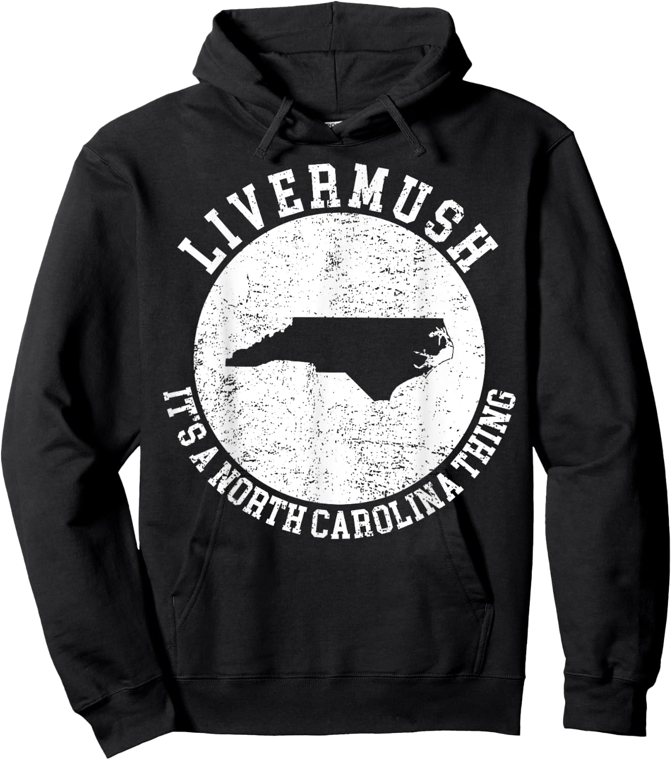 It's A North Carolina Thing Livermush Hoodie - Hoodie | Black