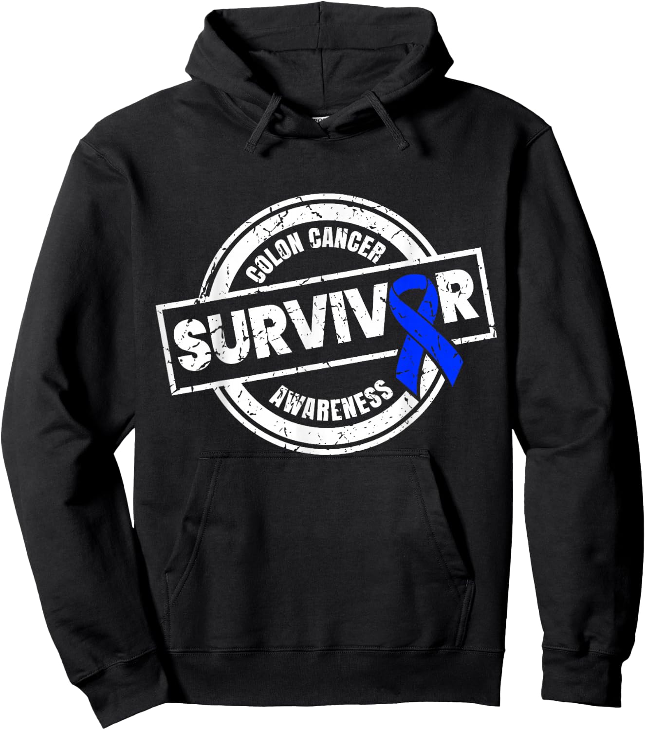 Colon Cancer Survivor Shirts Colon Cancer Awareness Month Hoodie - Hoodie | Black