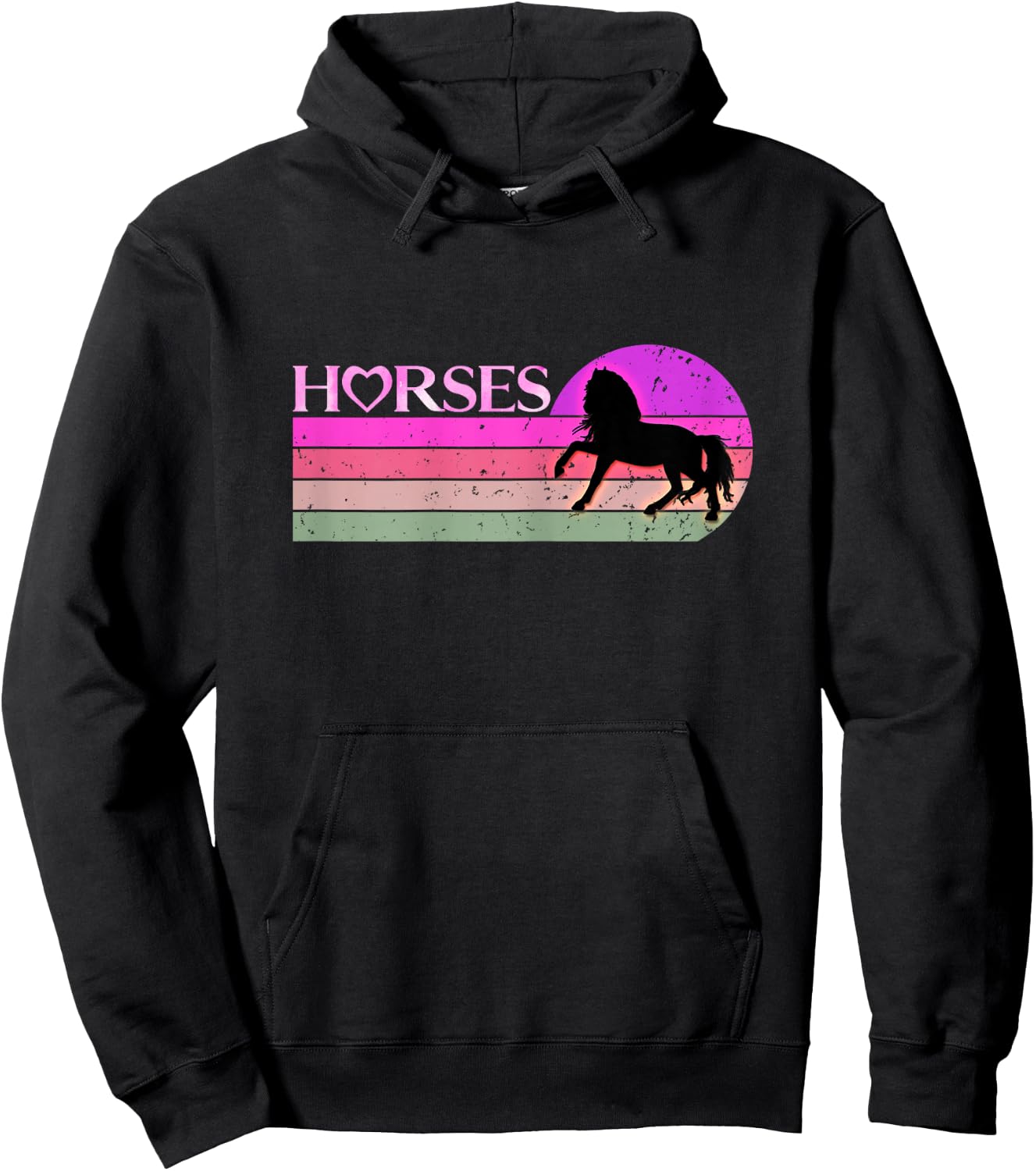 Horse lover Gifts For Girls & Women Who Love Horses Hoodie - Hoodie | Black