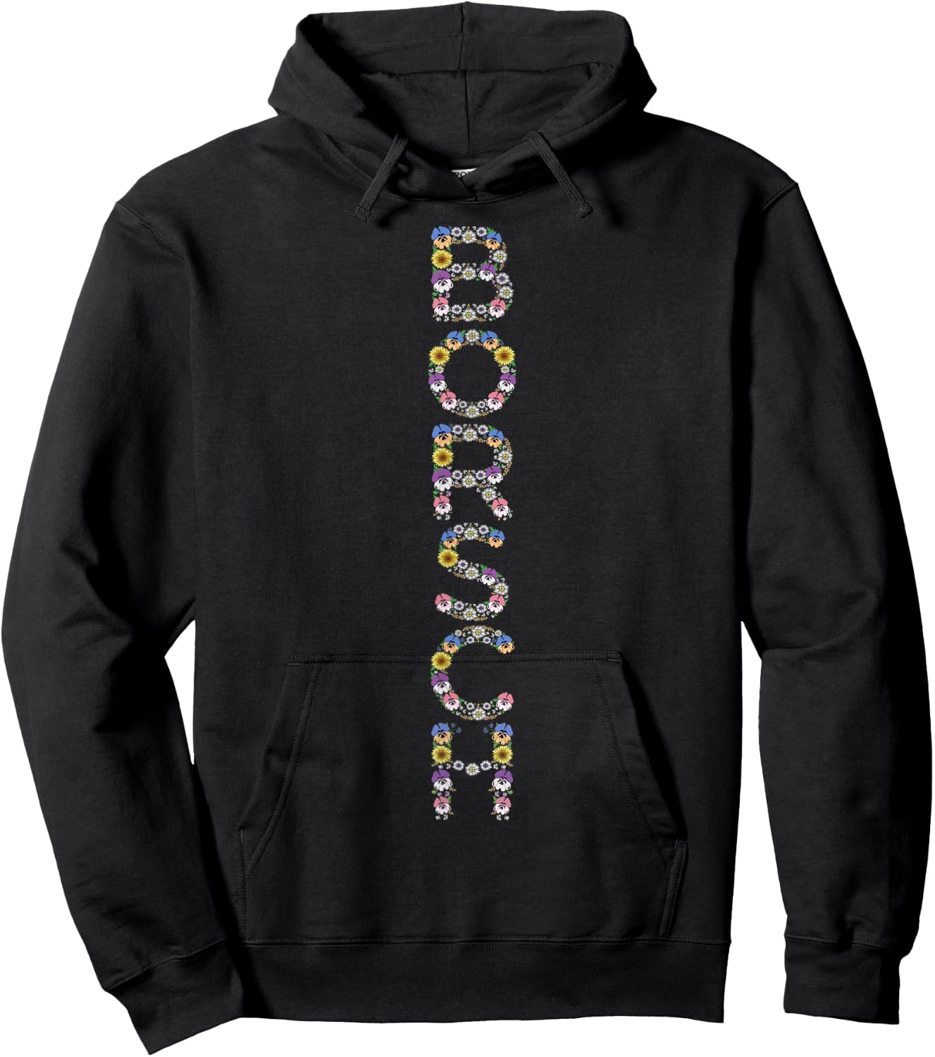 Borsch Funny Ukraine Food Floral Ukrainian Vyshyvanka Style Hoodie - Hoodie | Black