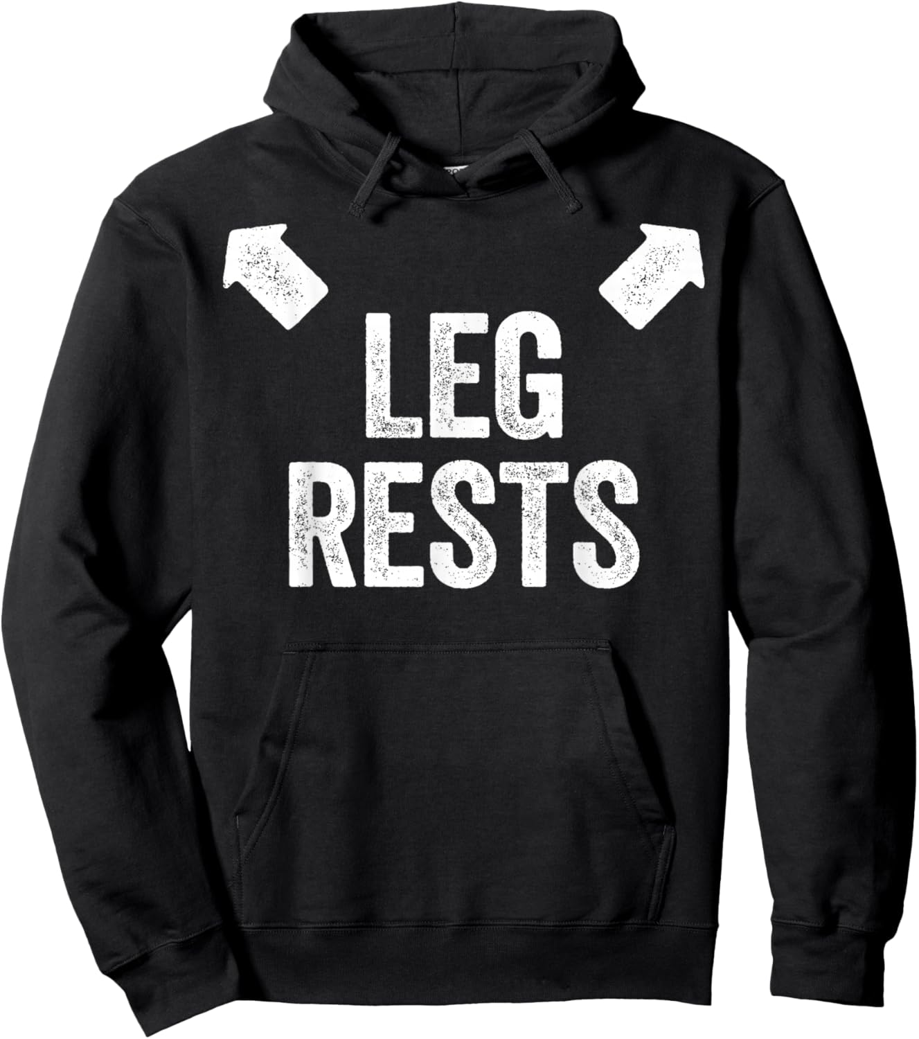 Leg Rests Shirt Adult Humor Dad Joke Hoodie - Hoodie | Black