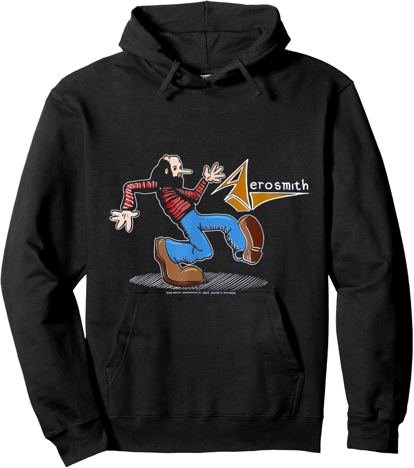 Aerosmith - Walk This Way Comic Hoodie - Hoodie | Black