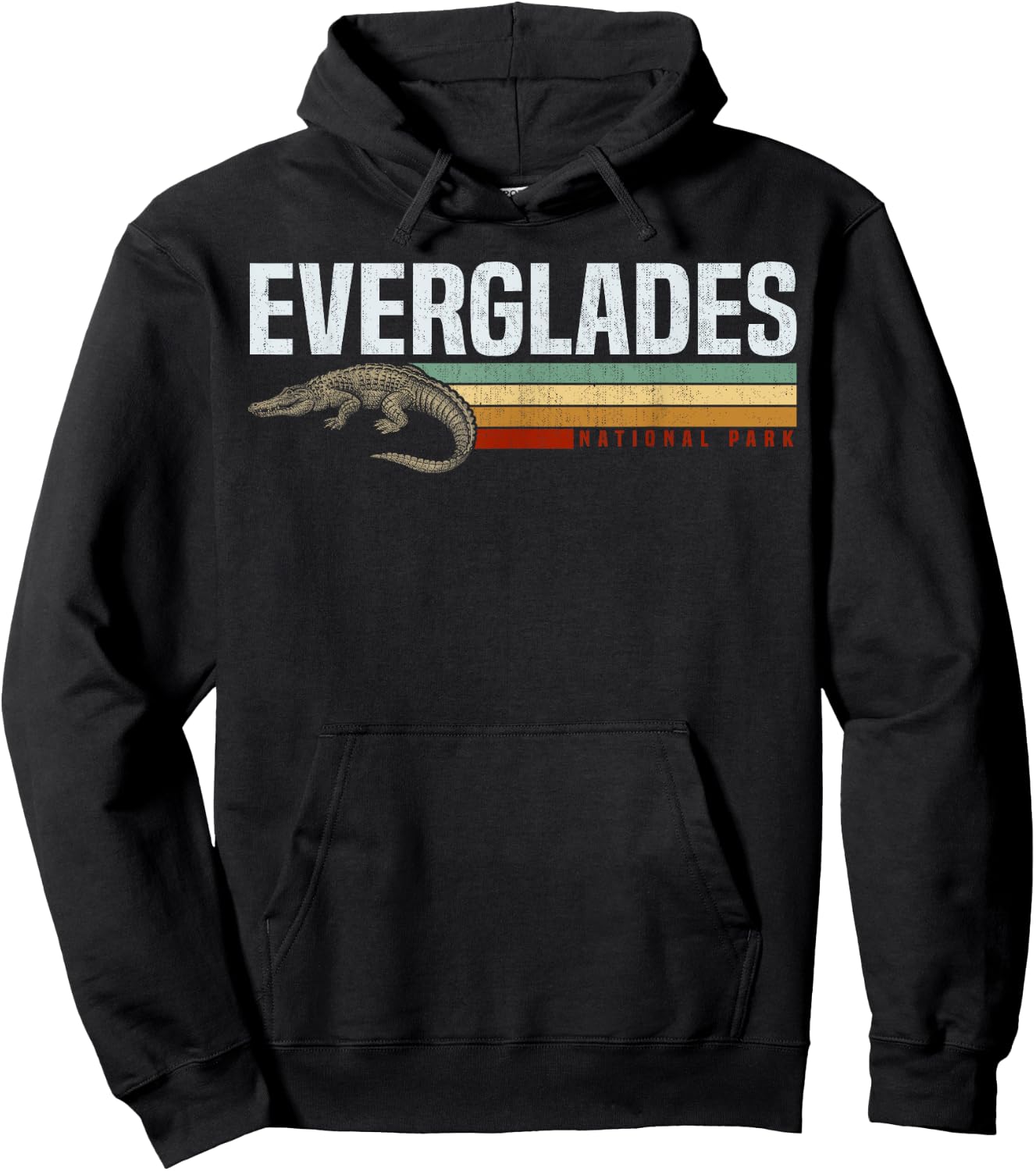 Everglades National Park Shirt, US Nationalpark Florida Hoodie - Hoodie | Black