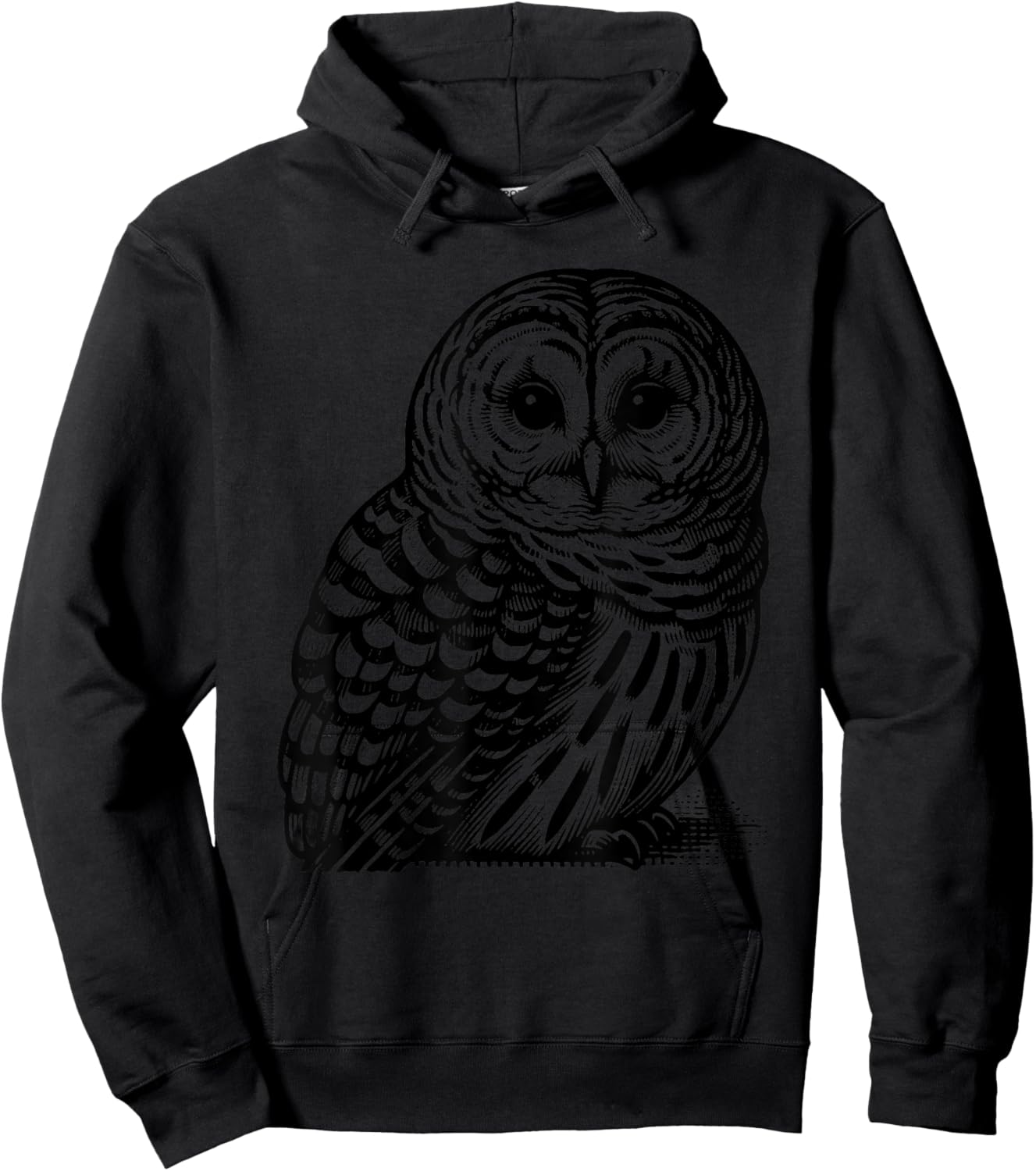 Barred Owl Bird Watching Nature Lover Hoodie - Hoodie | Black