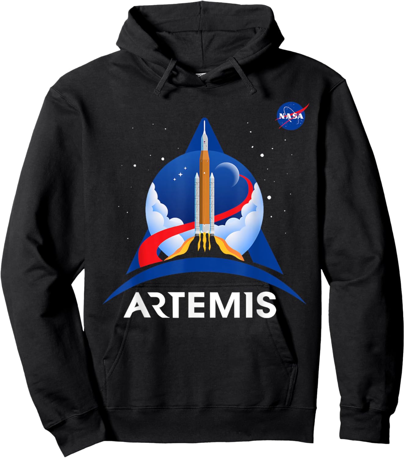 NASA Artemis Mission SLS Hoodie - Hoodie | Black