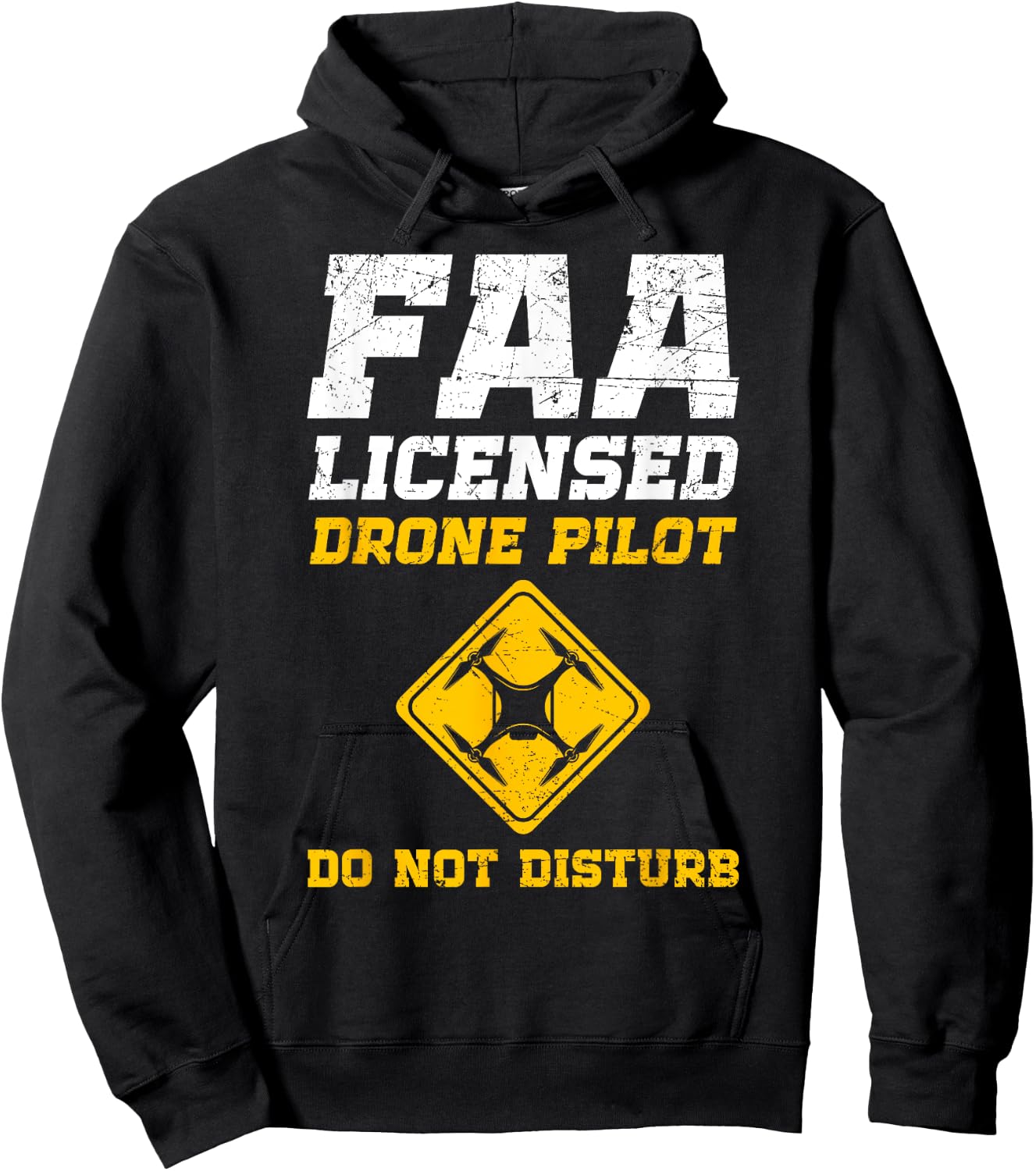 FAA Licensed Drone Pilot Hoodie - Hoodie | Black