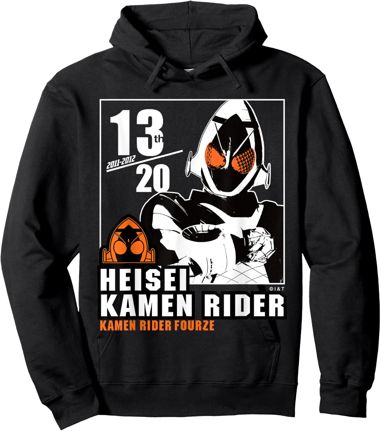 Kamen Rider Fourze Heisei Rider Anniversary Hoodie - Hoodie | Black