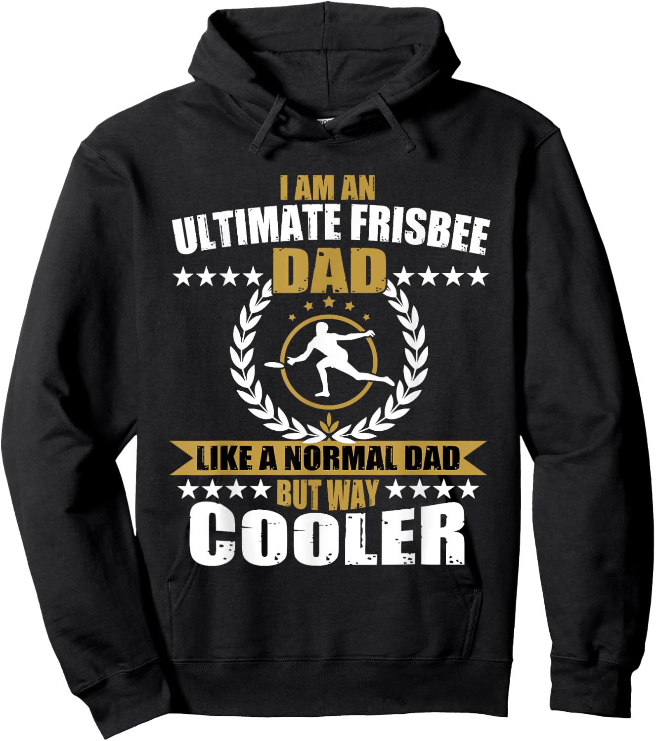 Great Ultimate Frisbee Dad Hoodie - Hoodie | Black