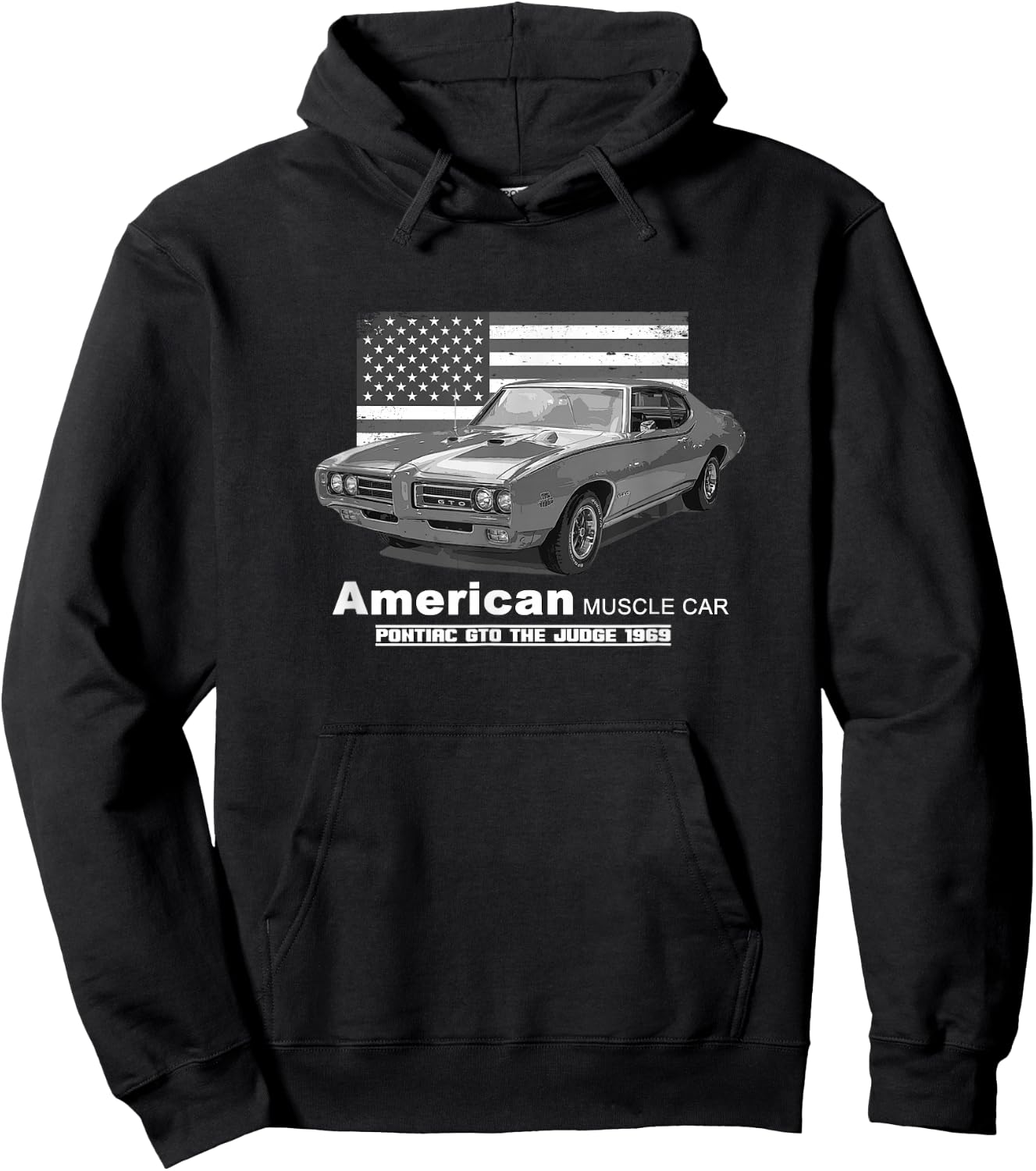 GTO The Judge American Muscle Car 60s 70s Hoodie - Hoodie | Black