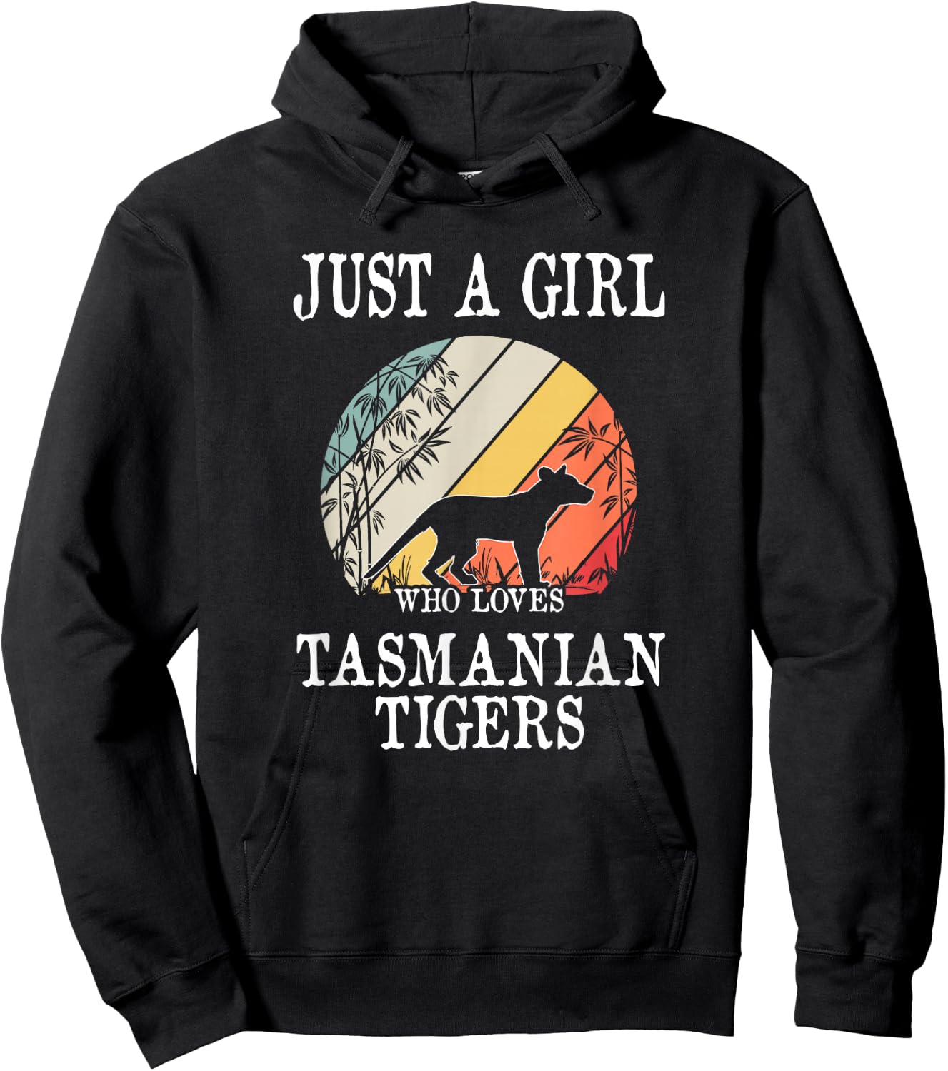 Just A Girl Who Loves Tasmanian Tigers Hoodie - Hoodie | Black