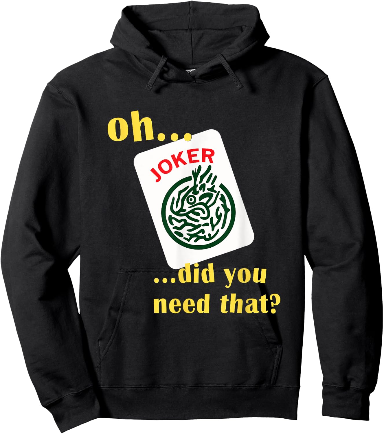 Mahjong Joker Designs Hoodie - Hoodie | Black
