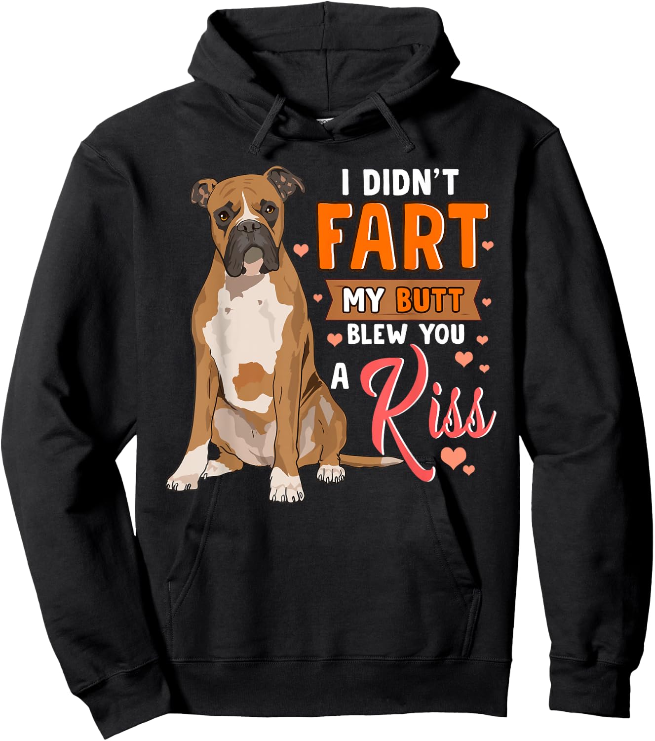 Funny Boxer Dog Shirts Men Women Boxer Mom Boxer Dad Gifts Hoodie - Hoodie | Black