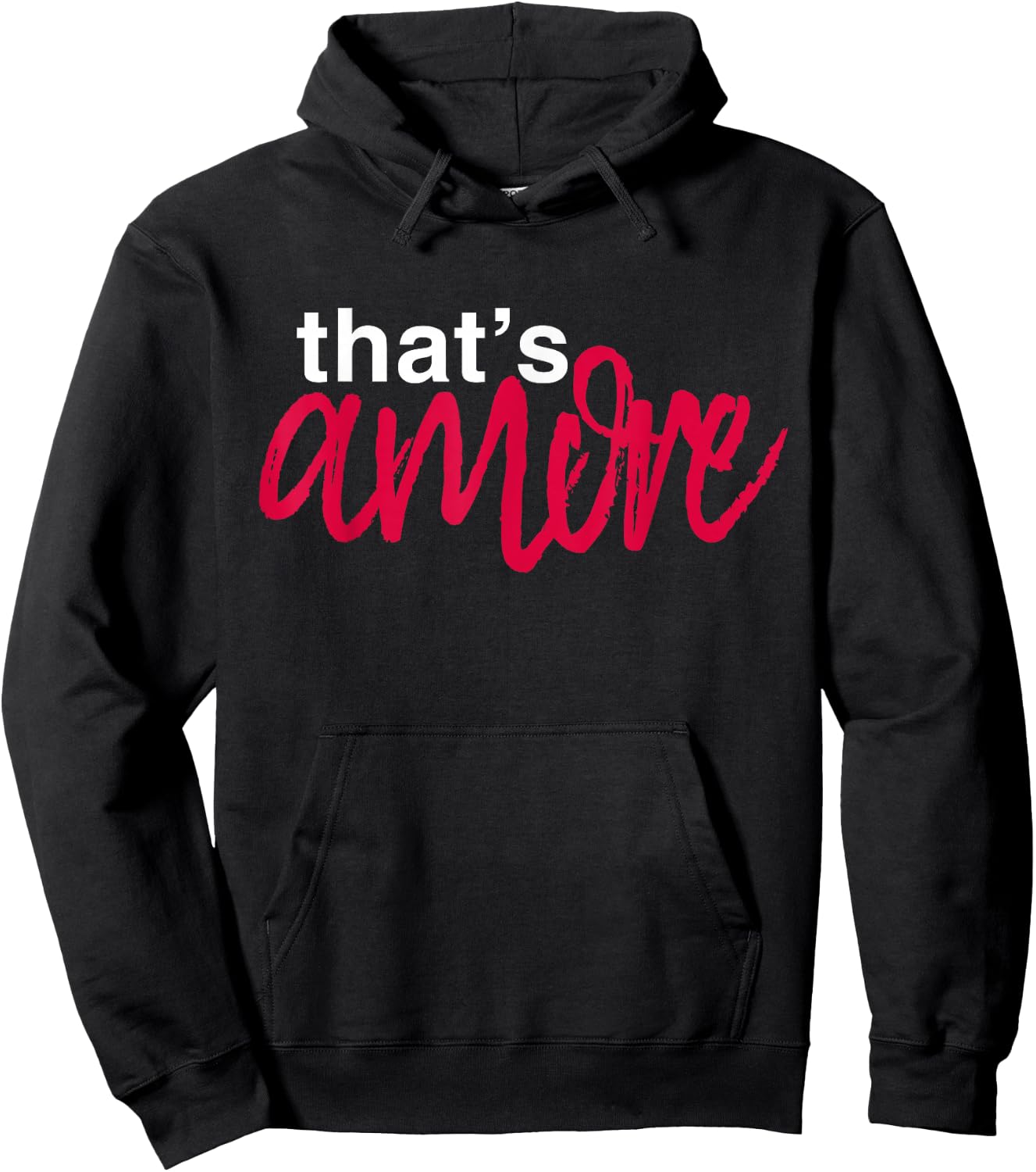 That's Amore Hoodie - Hoodie | Black