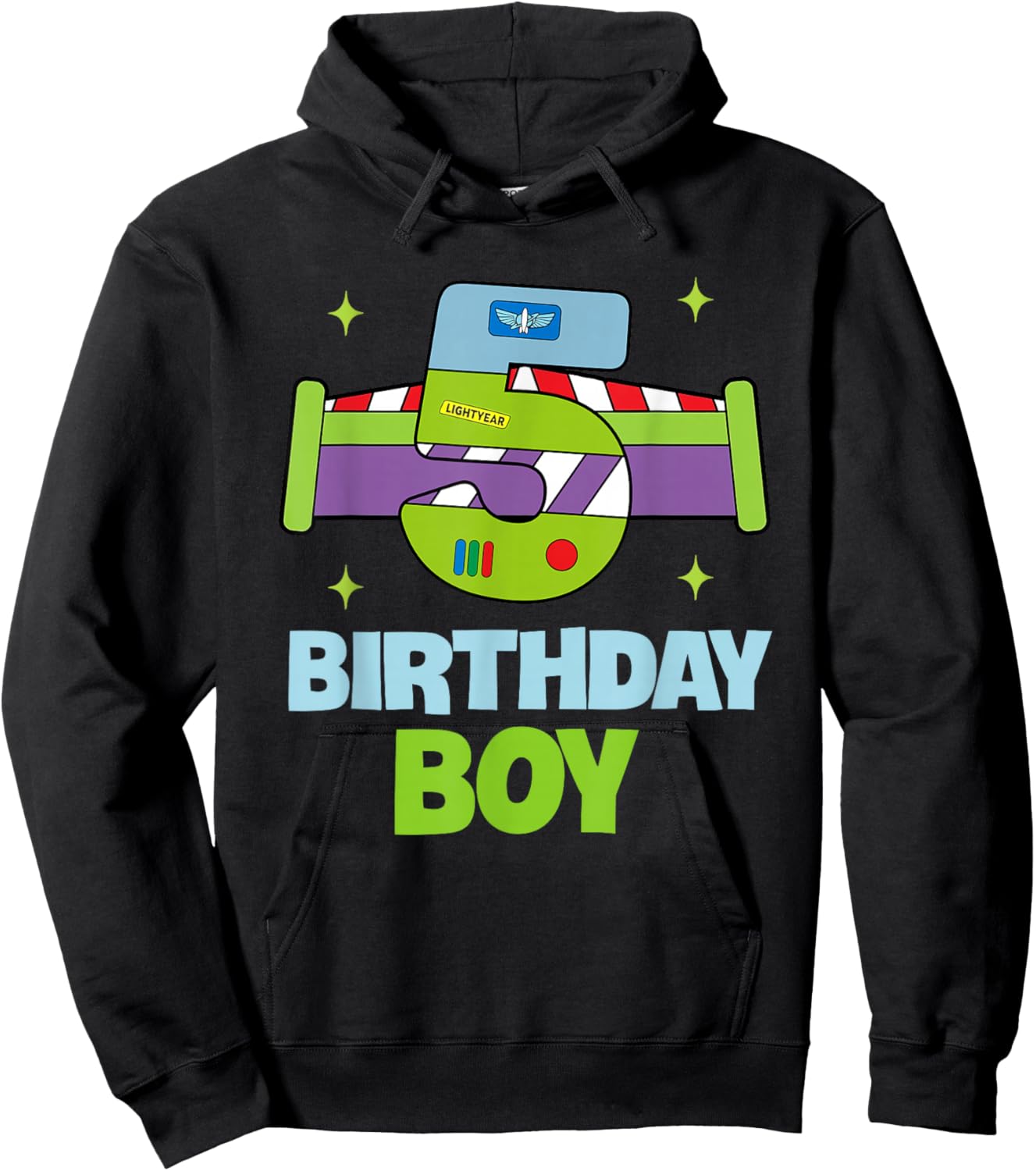 5th Birthday Boy Toy Lover Funny 5 Year Old Story Bday Party Hoodie - Hoodie | Black
