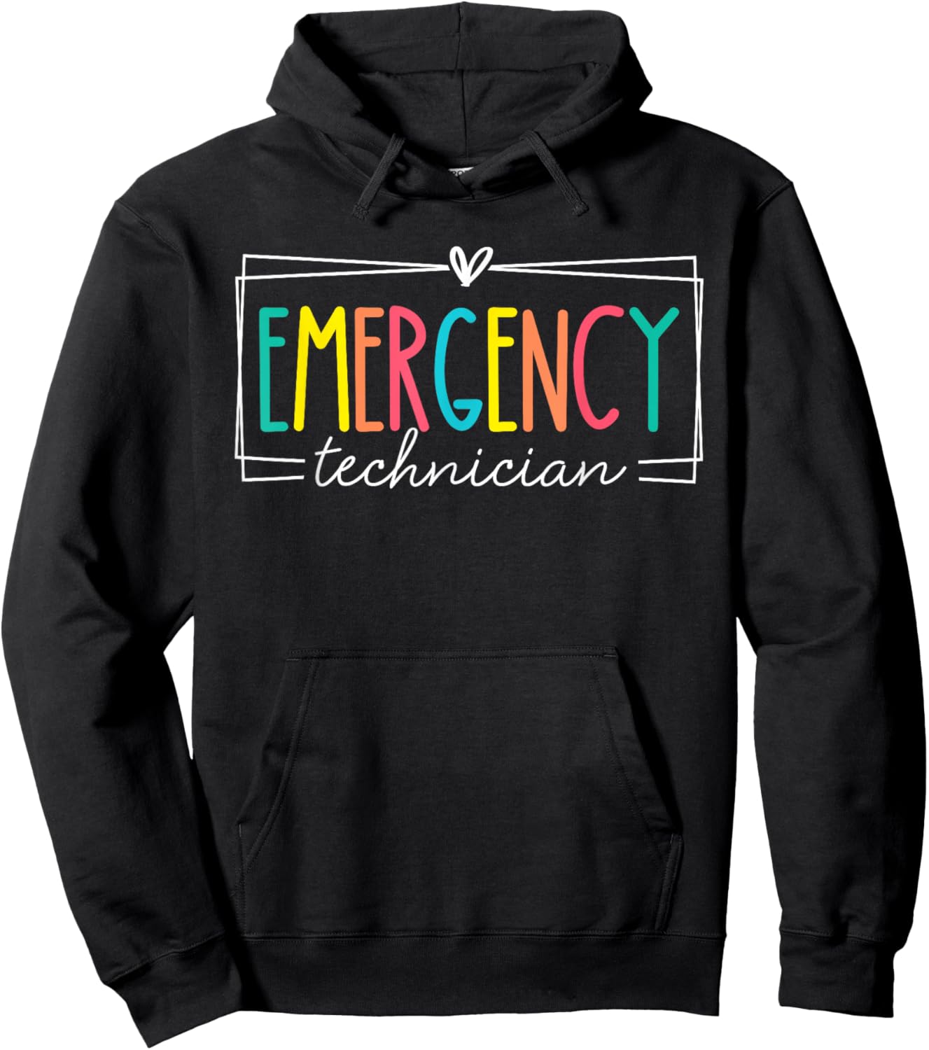 Emergency Technician ER Emergency Department Room ER Tech Hoodie - Hoodie | Black