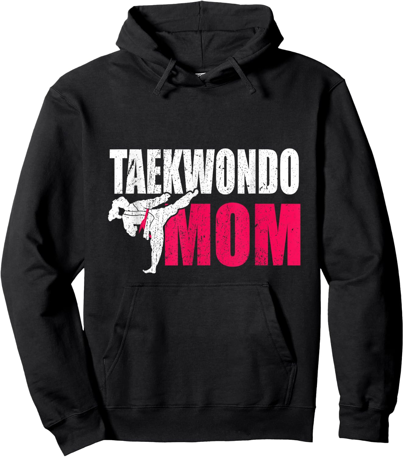 Taekwondo Mom Gift Hoodie - Hoodie | Black