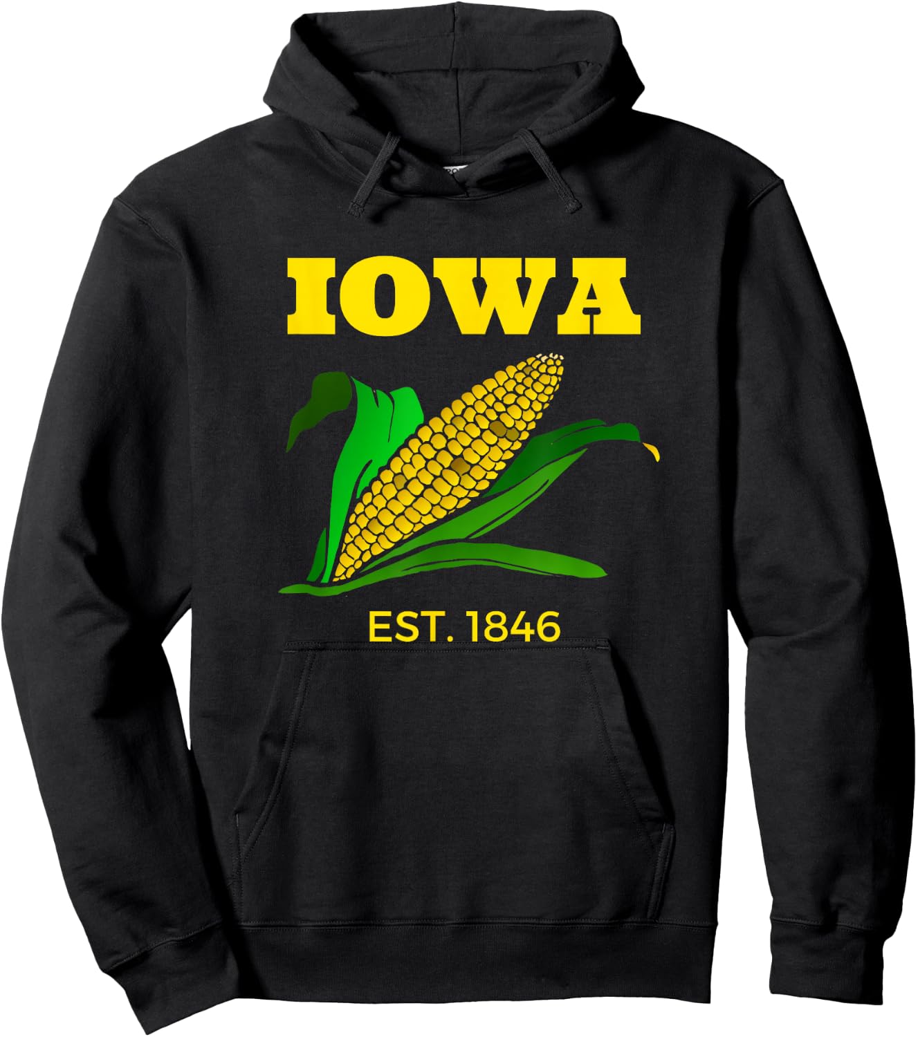 Iowa Corn Farming Hoodie - Hoodie | Black