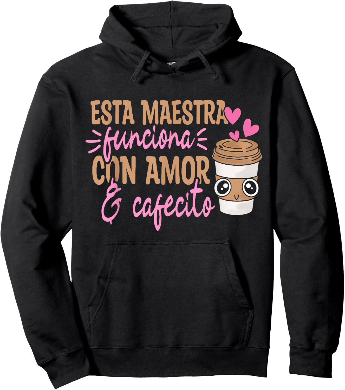 Maestras Espanol Spanish Teacher Hispanic Teacher Bilingue Hoodie - Hoodie | Black