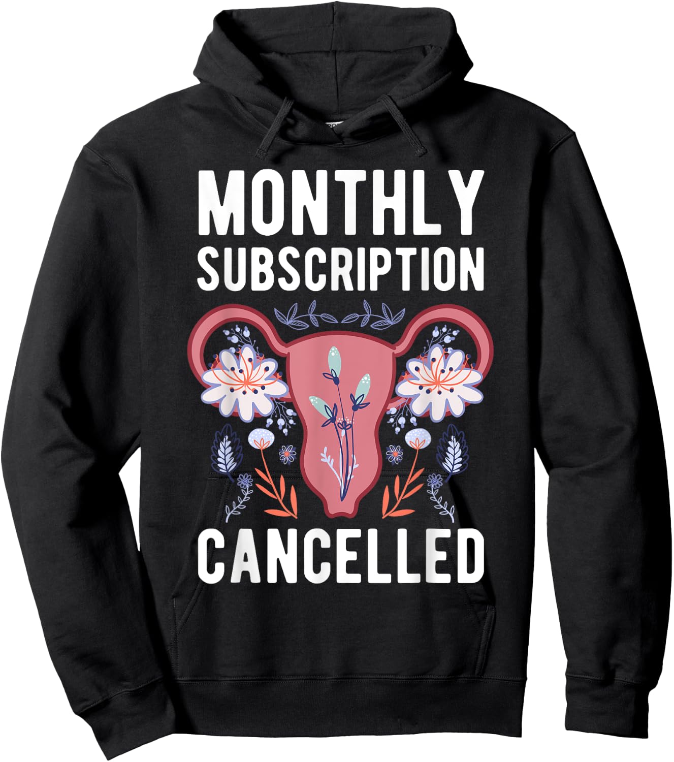 Hysterectomy Uterus Survivor Cervix Surgery Supracervical Hoodie - Hoodie | Black