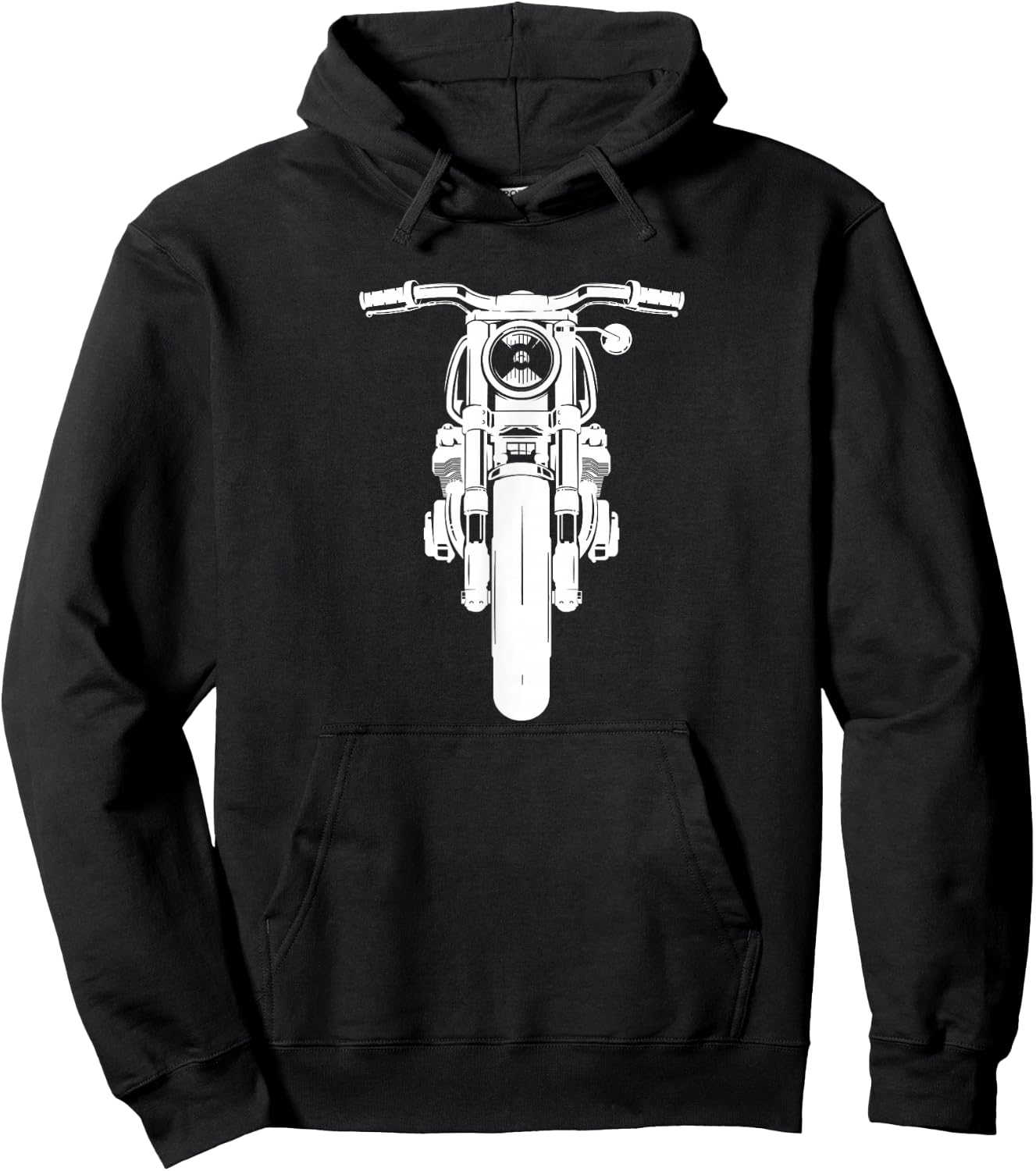 Retro Vintage Motorcycle I love my Motorbik Hoodie - Hoodie | Black
