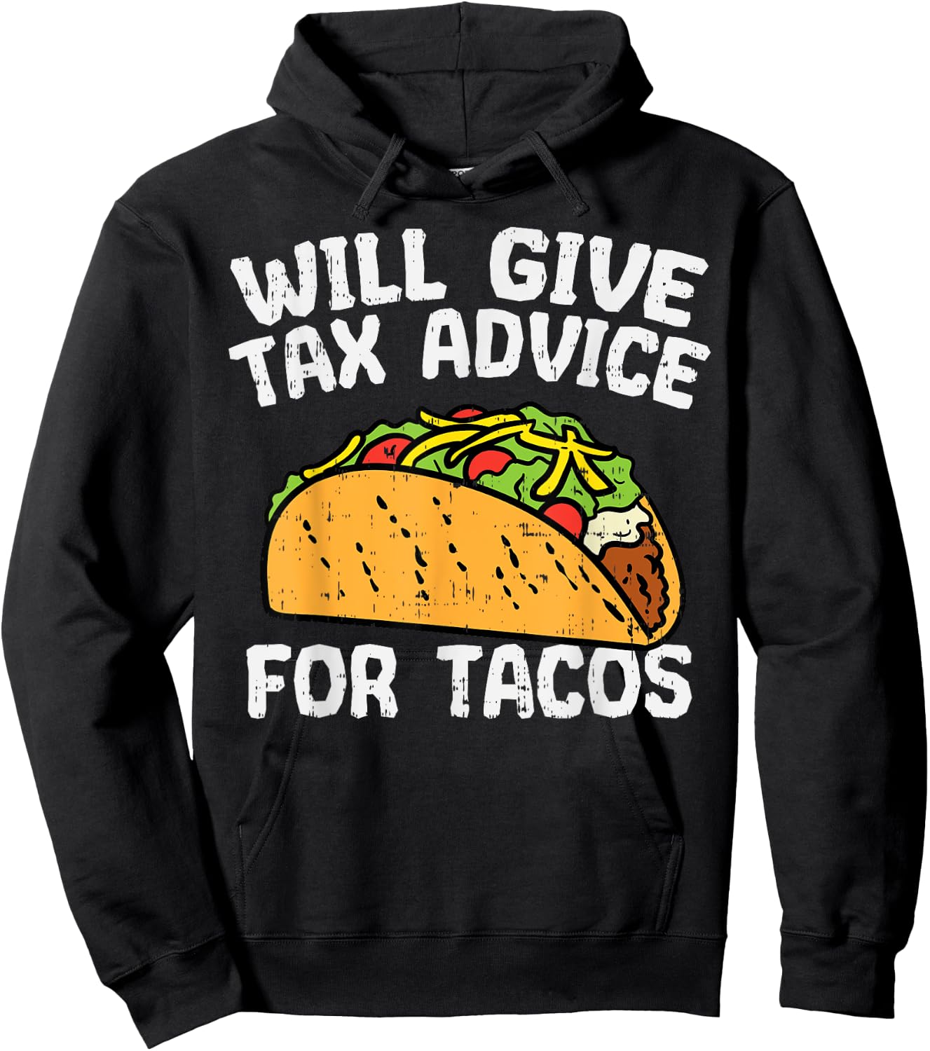 Tax Advice For Tacos Funny Mexican Cinco De Mayo Accountant Hoodie - Hoodie | Black