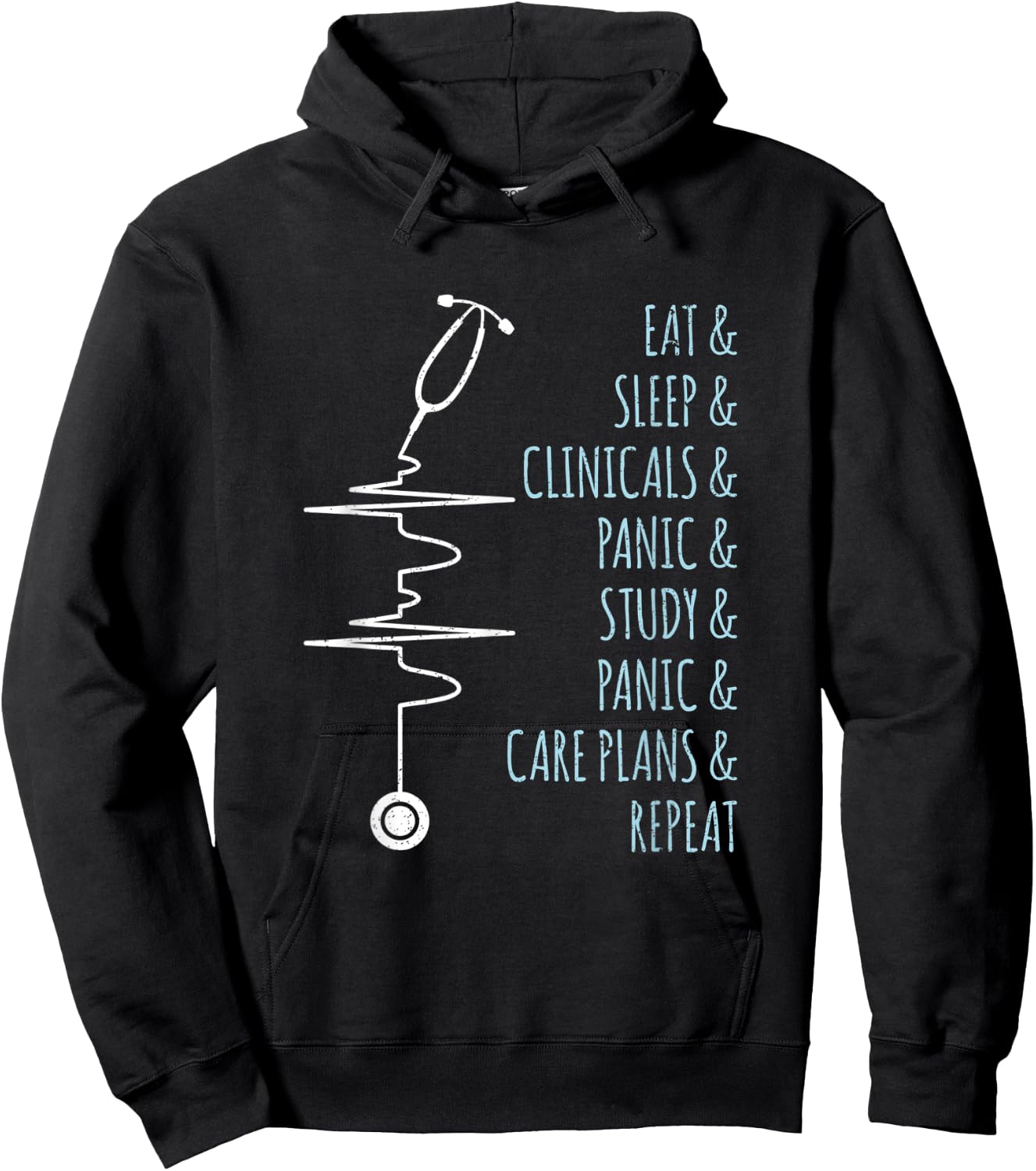 Future Nurse Med Student Gift Nurse Hoodie - Hoodie | Black