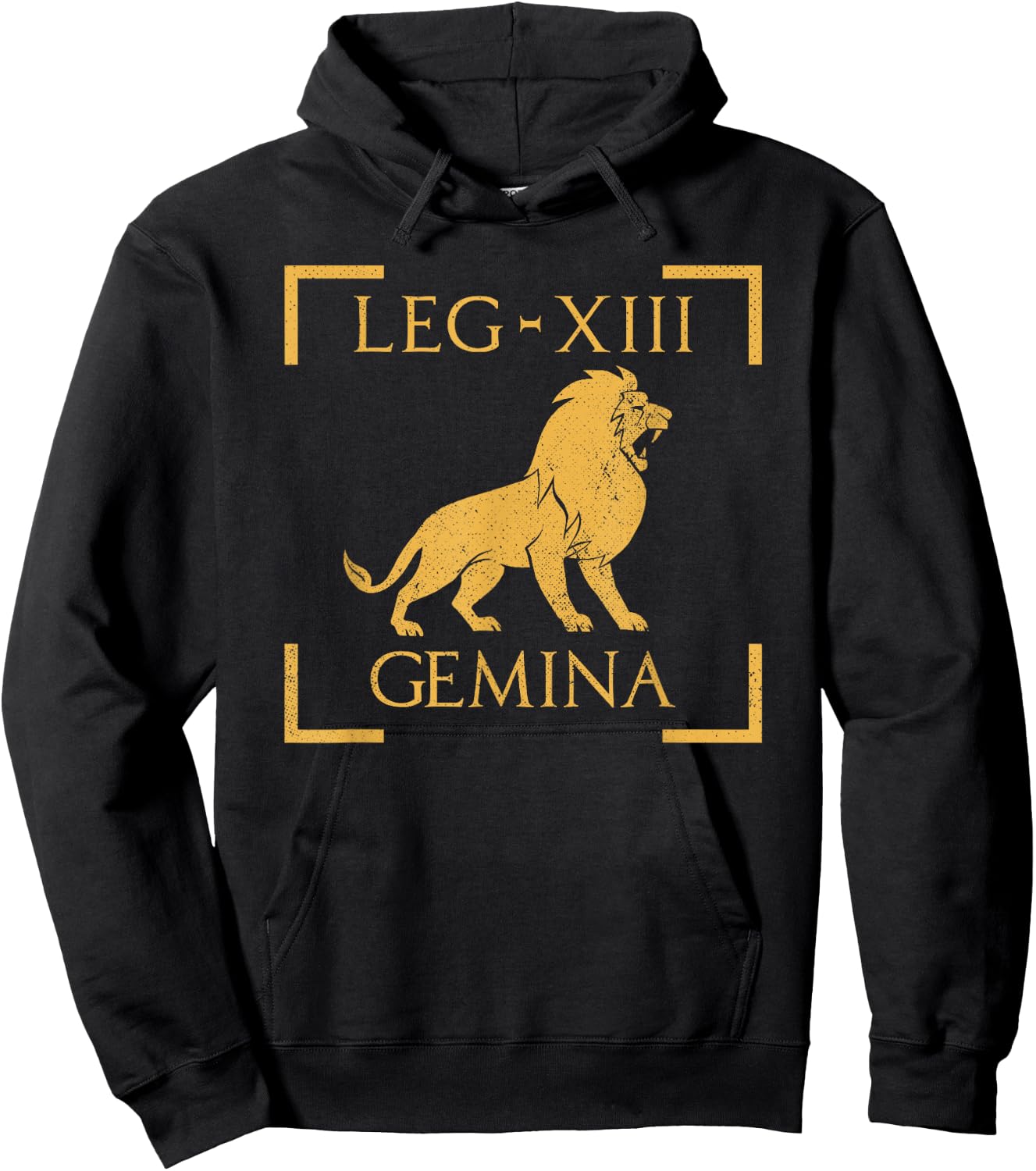 Legio XIII Gemina Lion Roman Legion Hoodie - Hoodie | Black