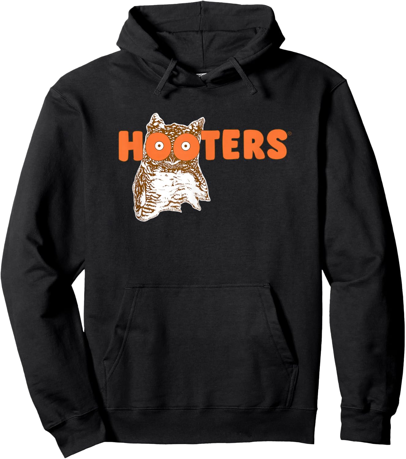 Hooters Retro Logo Hoodie - Hoodie | Black