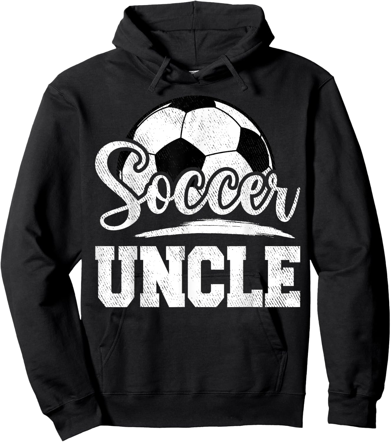 Soccer Uncle Soccer Player Game Day Father's Day Hoodie - Hoodie | Black
