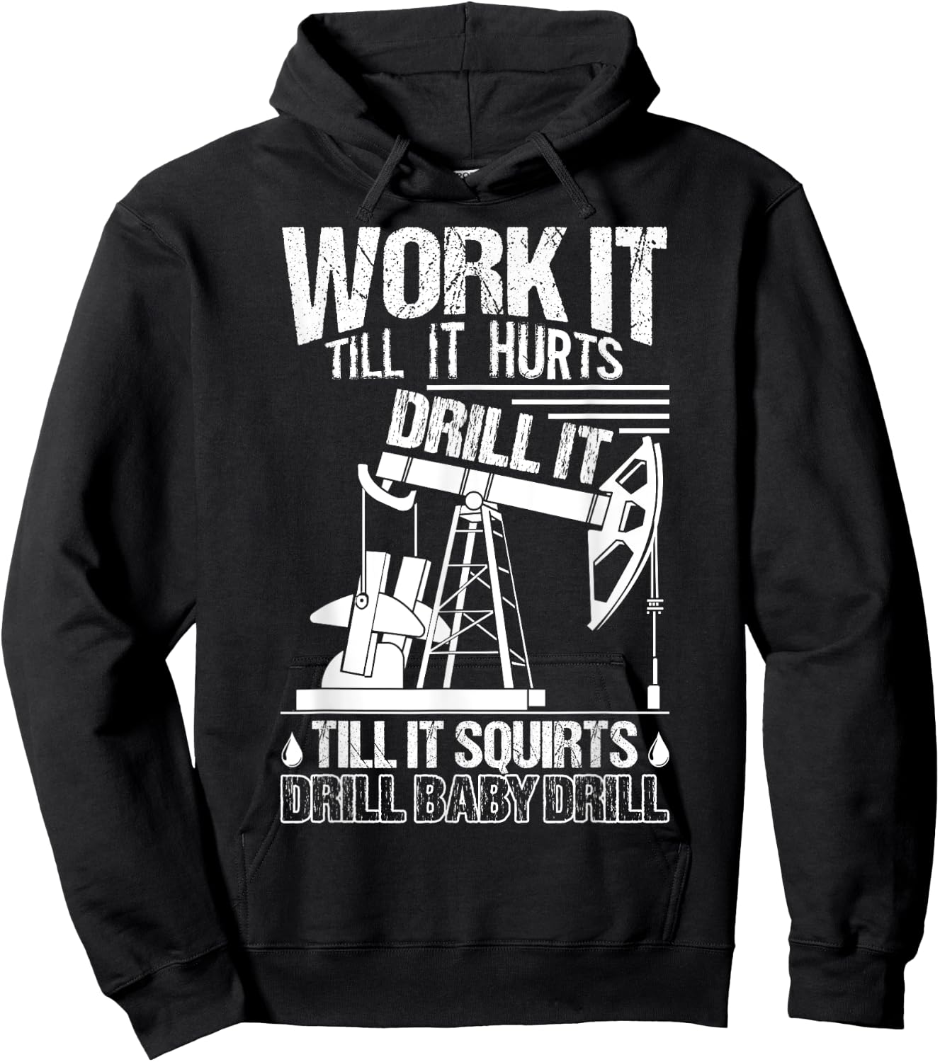 Oilfield Shirt - Funny Oilfield Worker Gift Hoodie - Hoodie | Black
