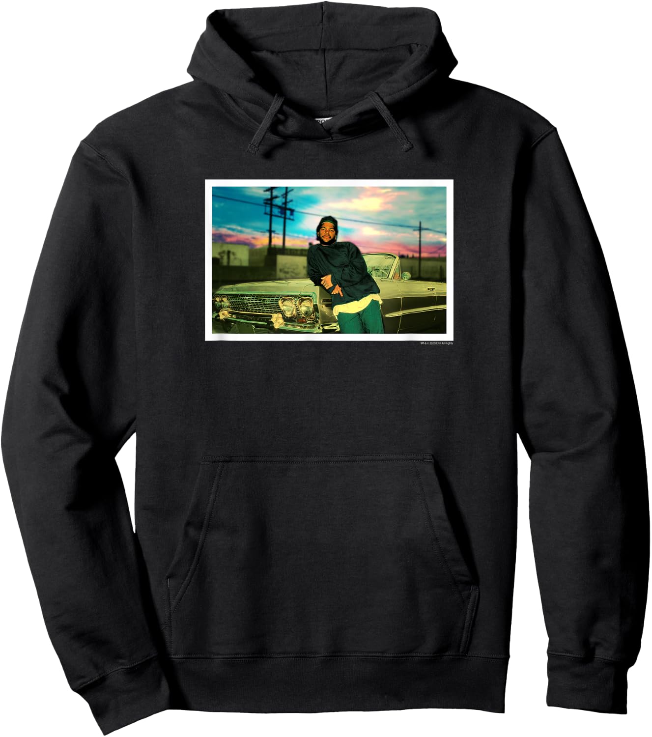 Boyz n the Hood Car at Sunset Hoodie - Hoodie | Black