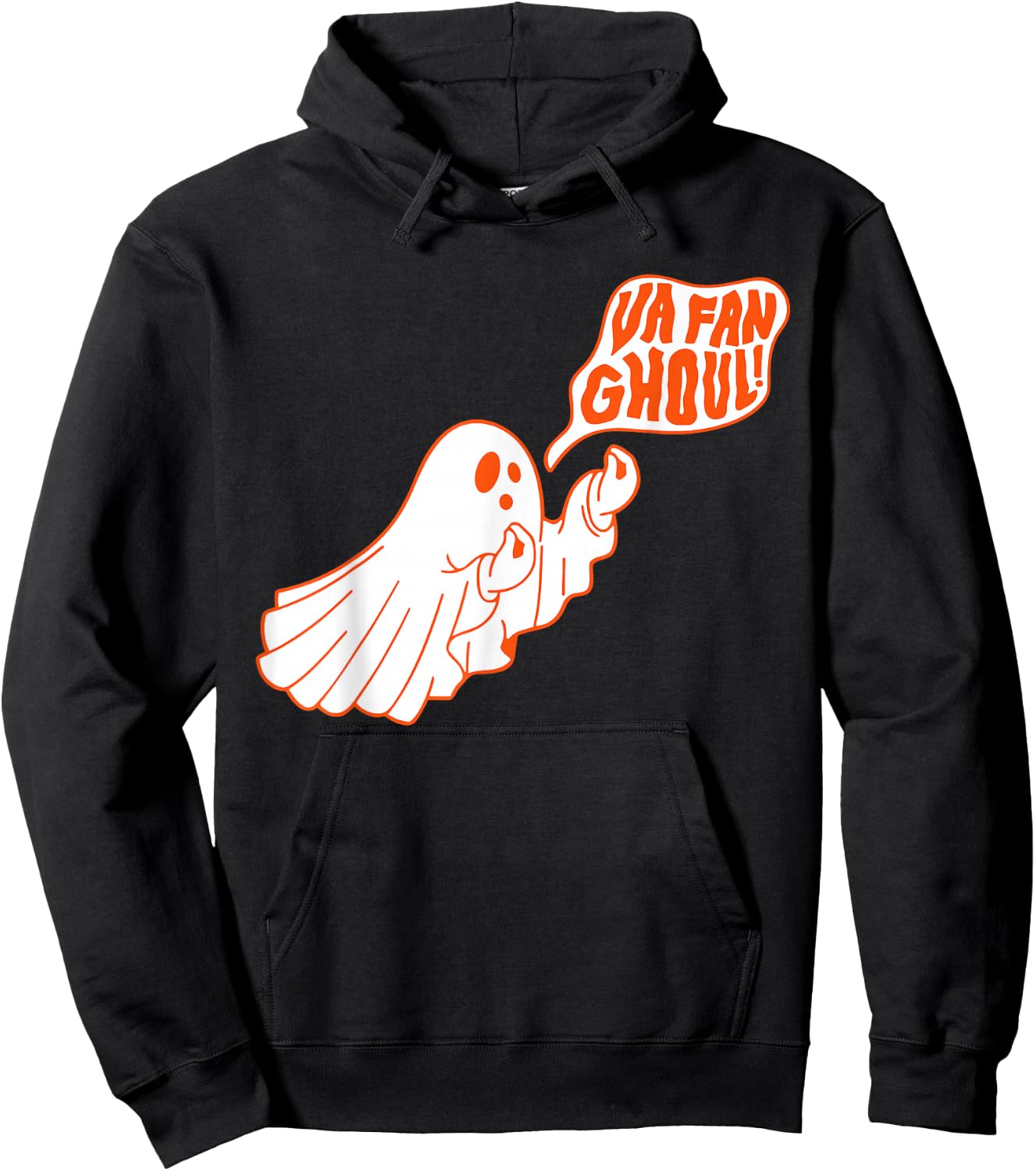 Va Fan Ghoul Ghost Italian Halloween Funny Costume Men Women Hoodie - Hoodie | Black
