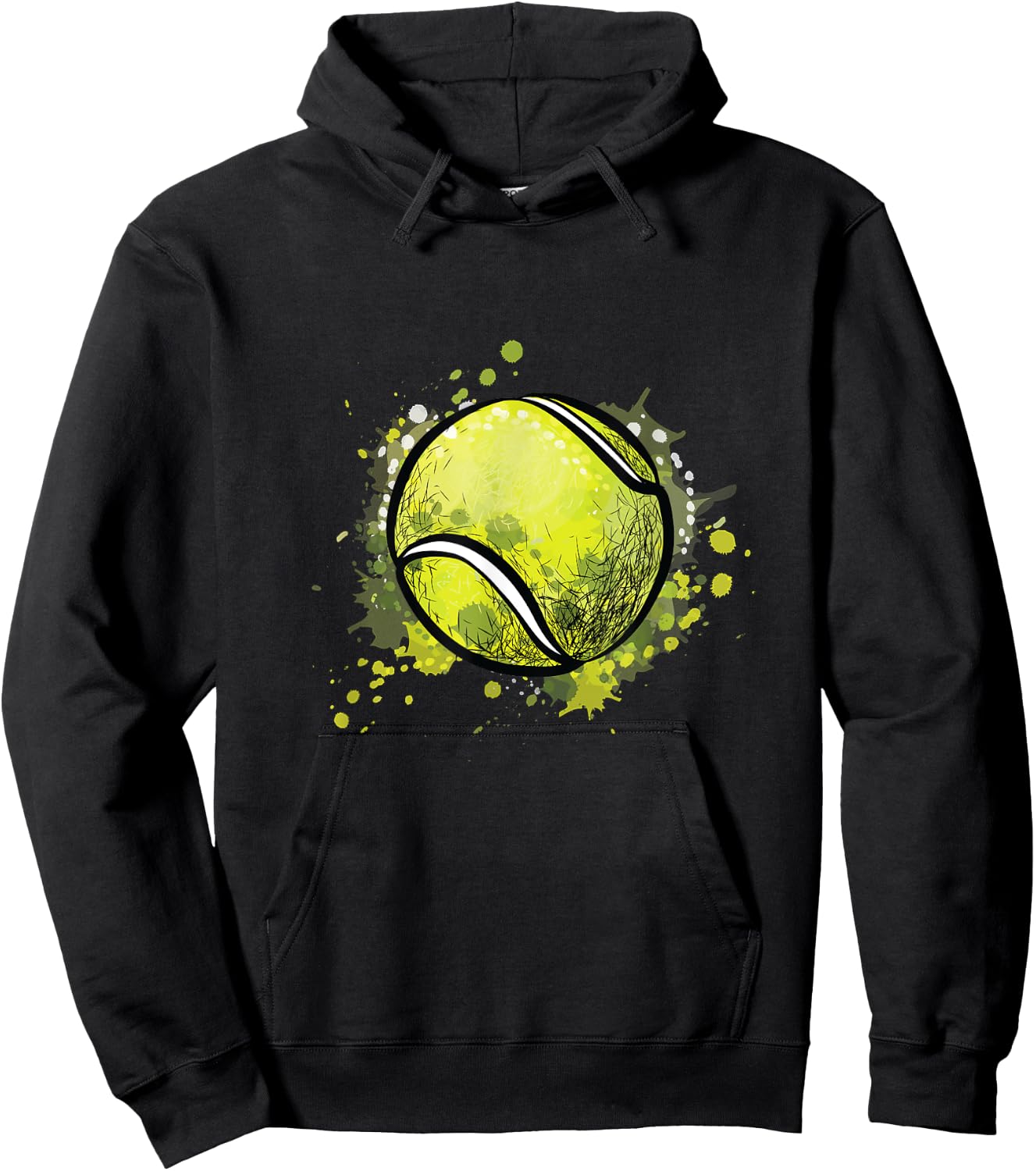 Tennis ball for sports and tennis lover for christmas Hoodie - Hoodie | Black