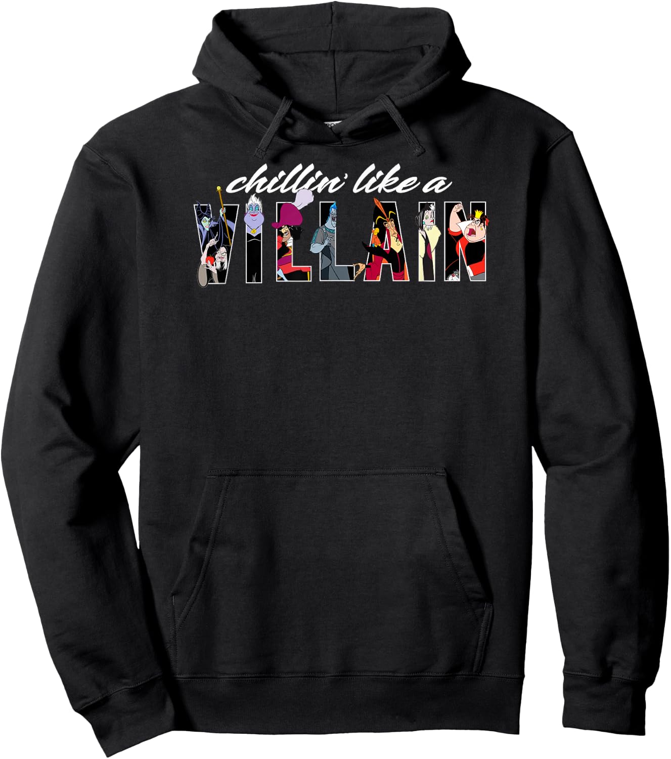 Disney - Villains Chillin Like A Villain Hoodie - Hoodie | Black
