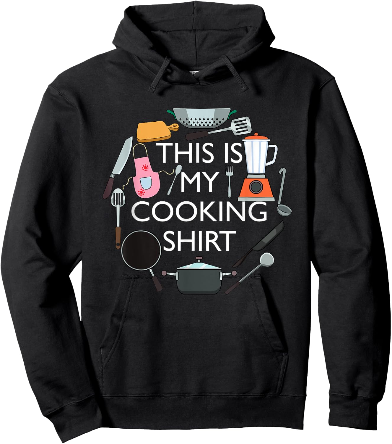 Cooking Funny Baking Hobby Cook Chef Hoodie - Hoodie | Black