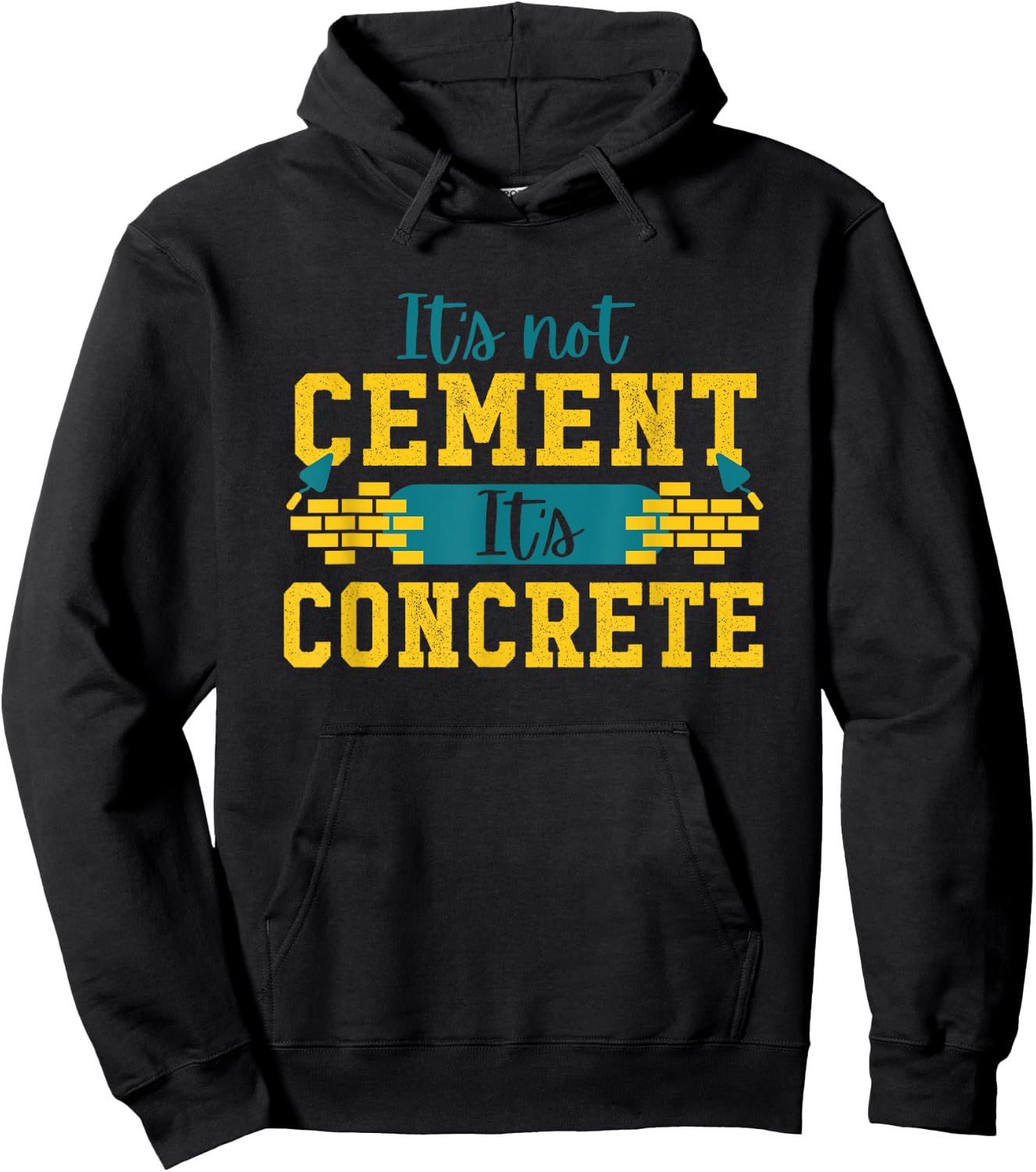 Civil Engineer Cement Concrete - Civil Engineering Gift Hoodie - Hoodie | Black