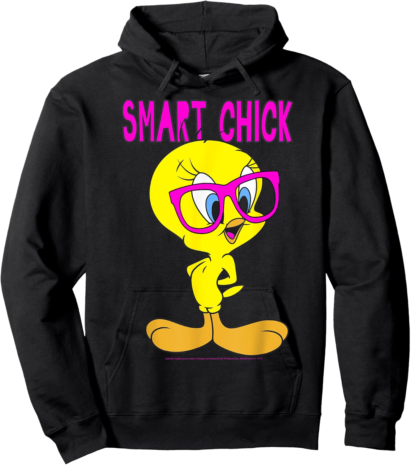 Looney Tunes Tweety Bird Smart Chick Hoodie - Hoodie | Black