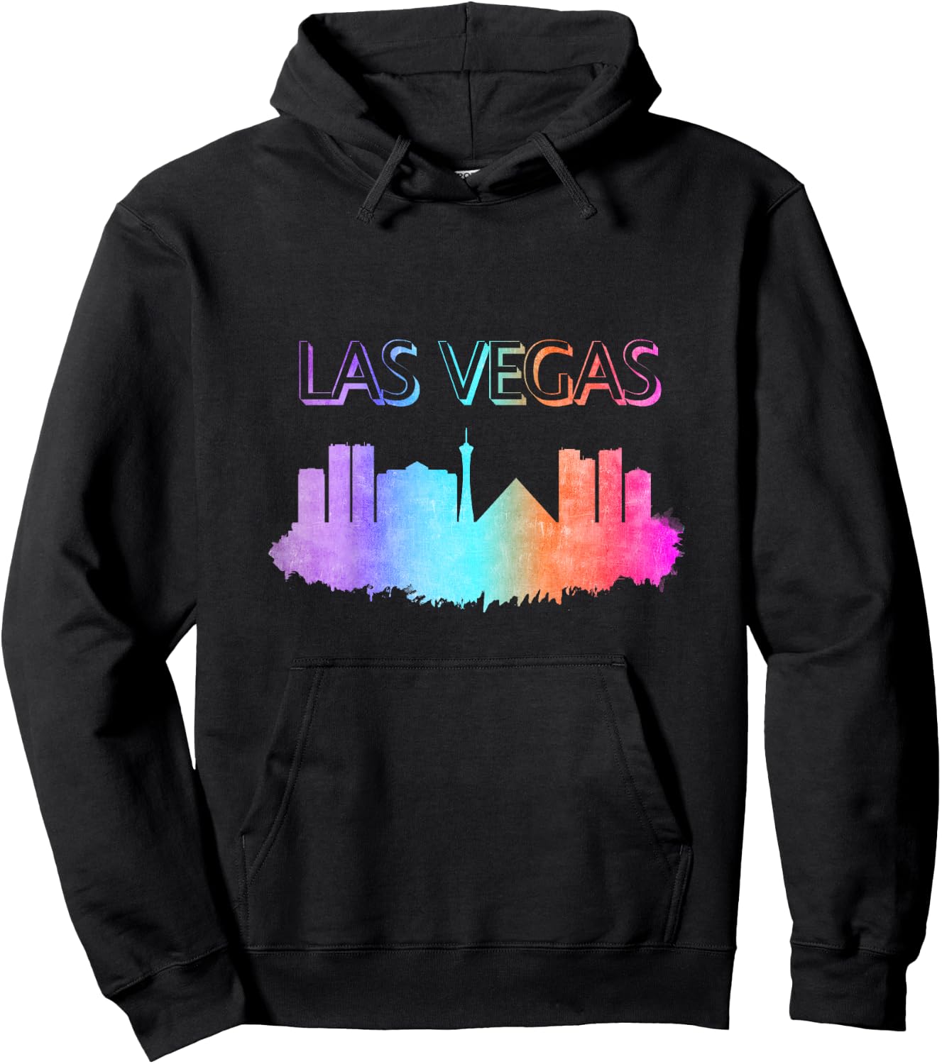 Las Vegas Skyline Hoodie - Hoodie | Black
