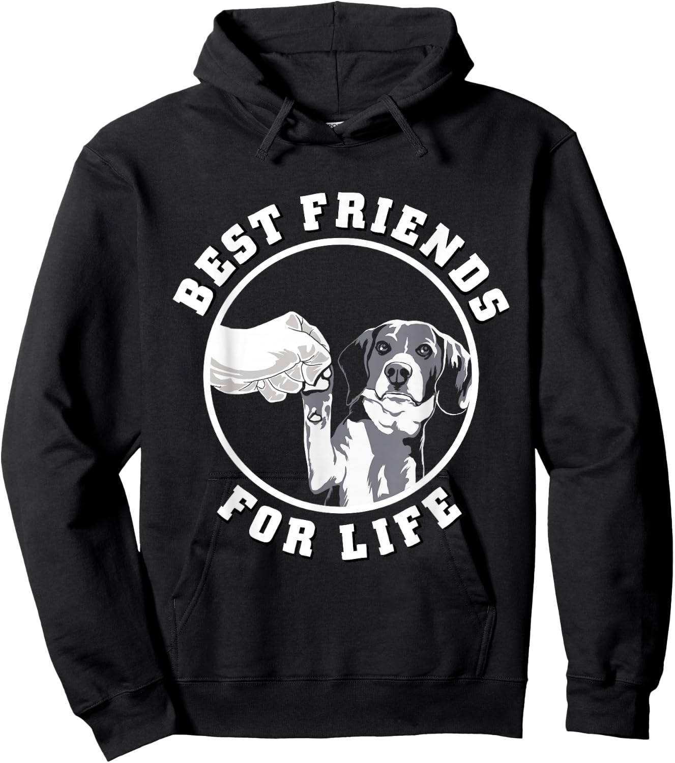 Beagle Shirt Best Friend Pet Dog Beagle Lover Beagle Mom Dad Hoodie - Hoodie | Black