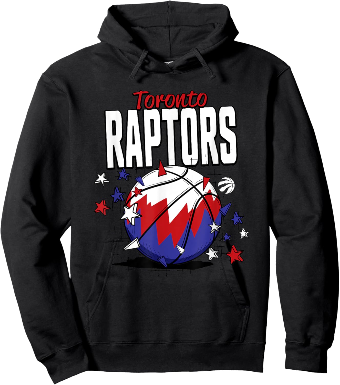 NBA Toronto Raptors Basketball Doodle Stars Hoodie - Hoodie | Black