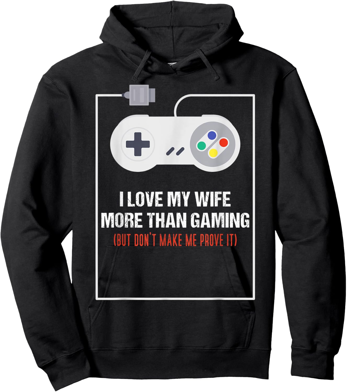 Funny Sarcastic Husband Gamer Video Gaming Men Hoodie - Hoodie | Black