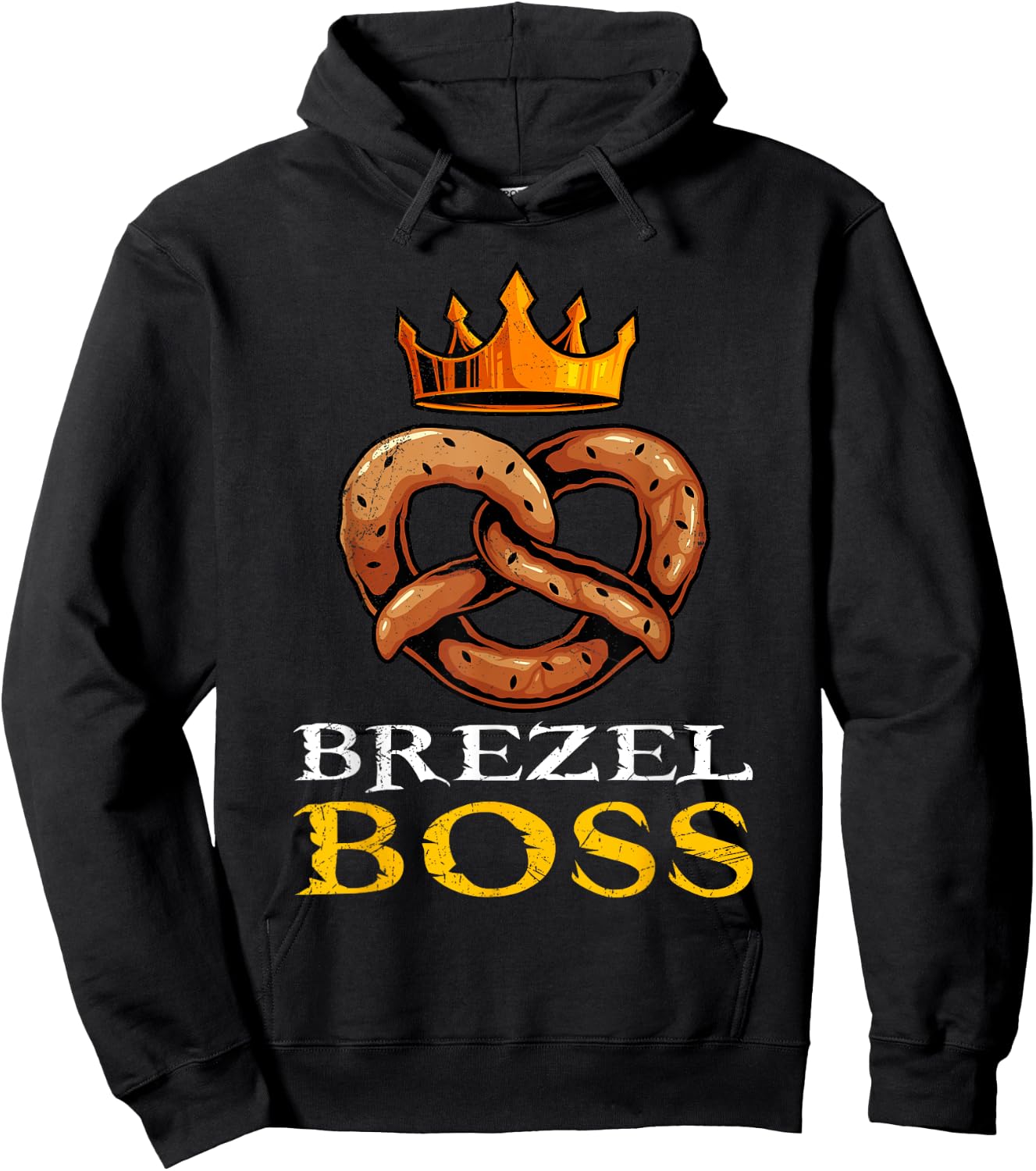 Pretzel Boss Pretzel King German Pretzel Hoodie - Hoodie | Black