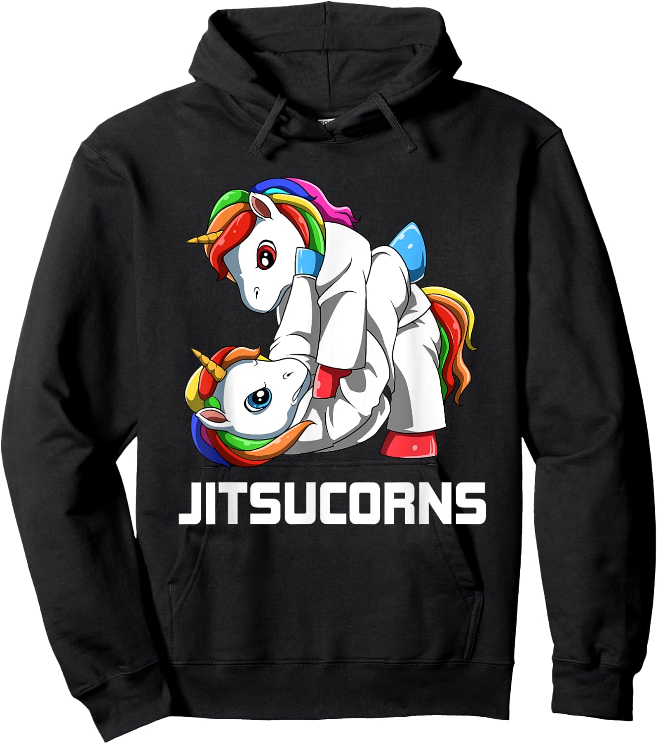 BJJ Unicorn - Brazilian Jiu-Jitsu and Grappling Gift Hoodie - Hoodie | Black